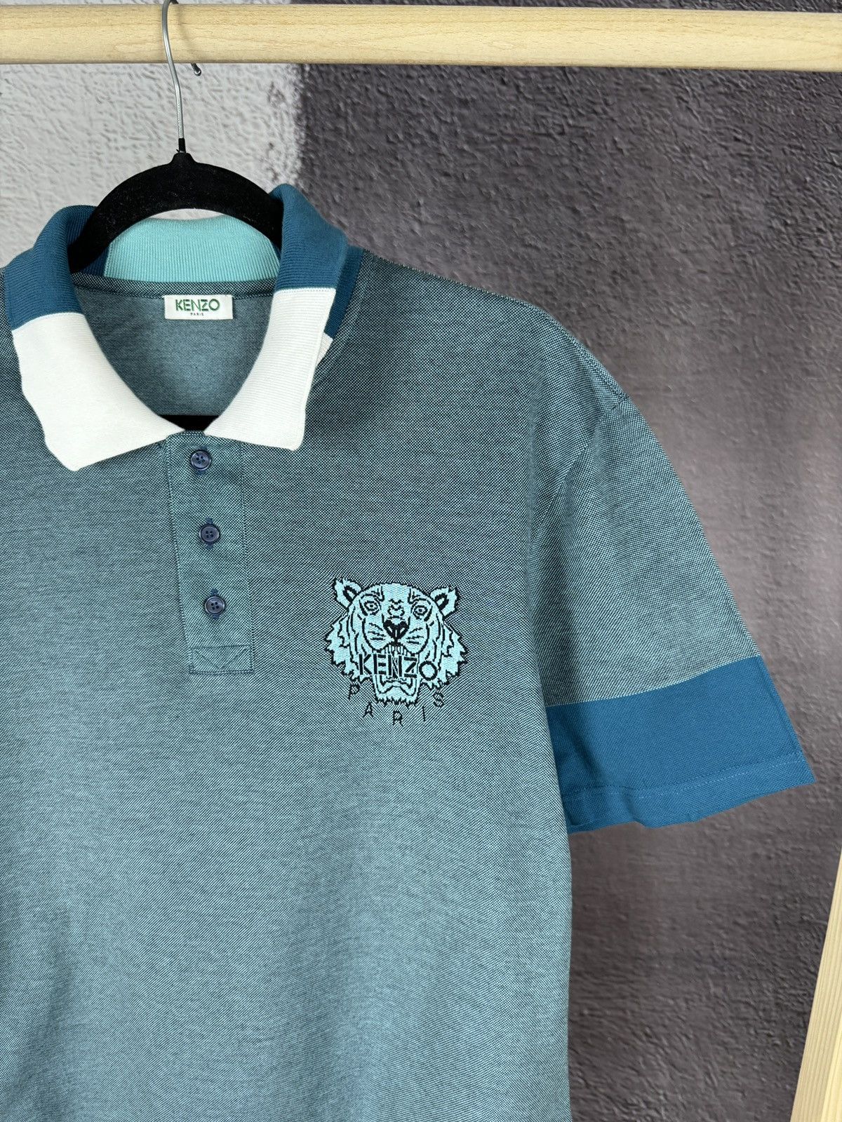 Kenzo Kenzo Paris polo tee shirt striped multicolor Size US L / EU 52-54 / 3 - 4 Thumbnail
