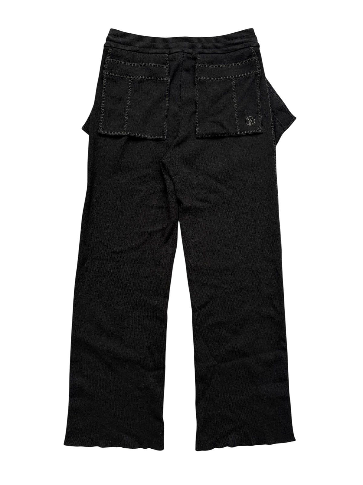Louis Vuitton Virgil Era Reverse Pocket Contrast Stitch Wool Pants Sz•L Size US 32 / EU 48 - 2 Thumbnail