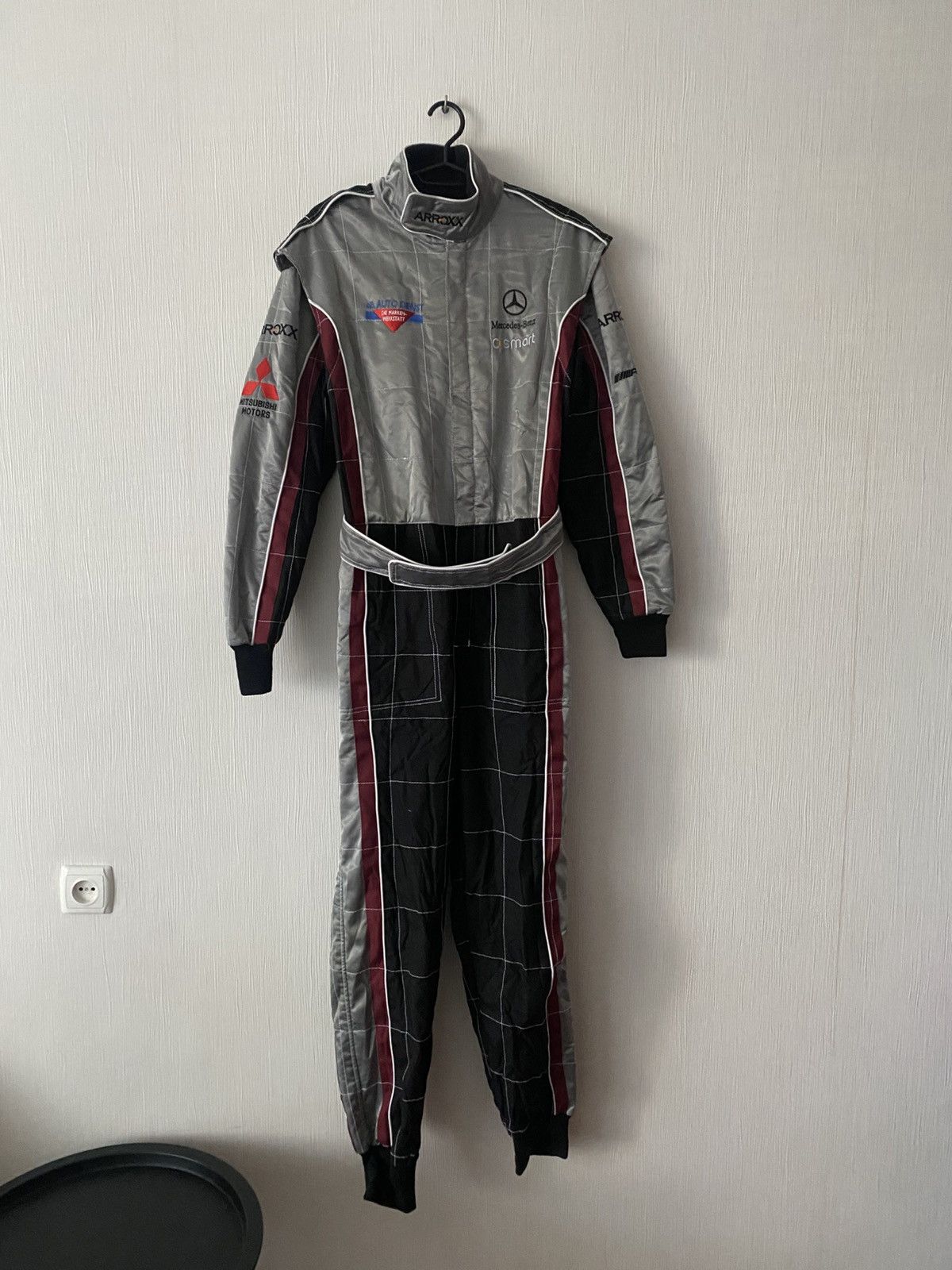 Mercedes-Benz Vintage Rare Cik-FIA Racing Mercedes Mitsubishi Overall Size US 34 / EU 50 - 1 Thumbnail