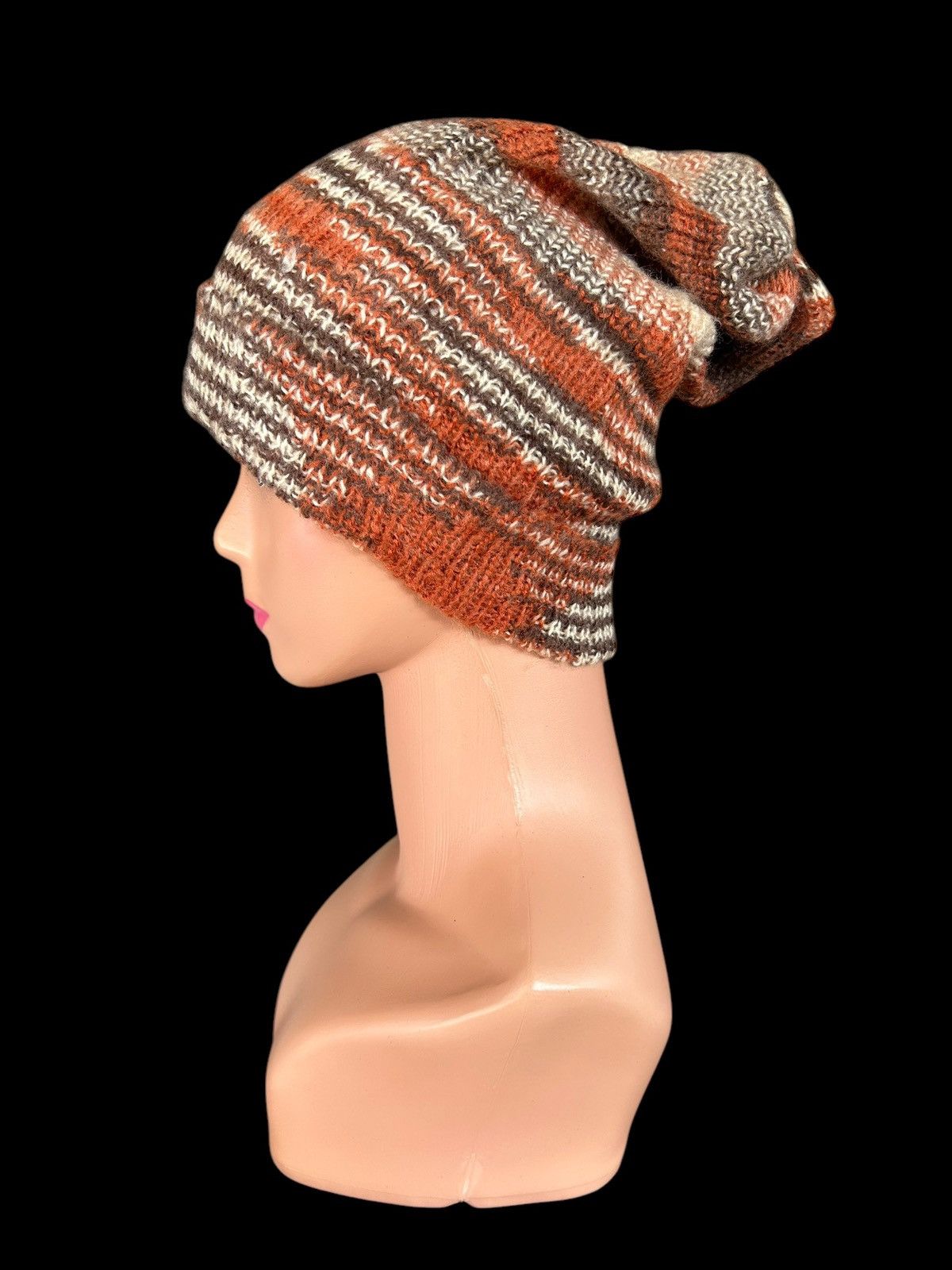 Japanese Brand × Kapital × Vintage Crochet Knitted Handmade Beanie Hats Size ONE SIZE - 5 Thumbnail