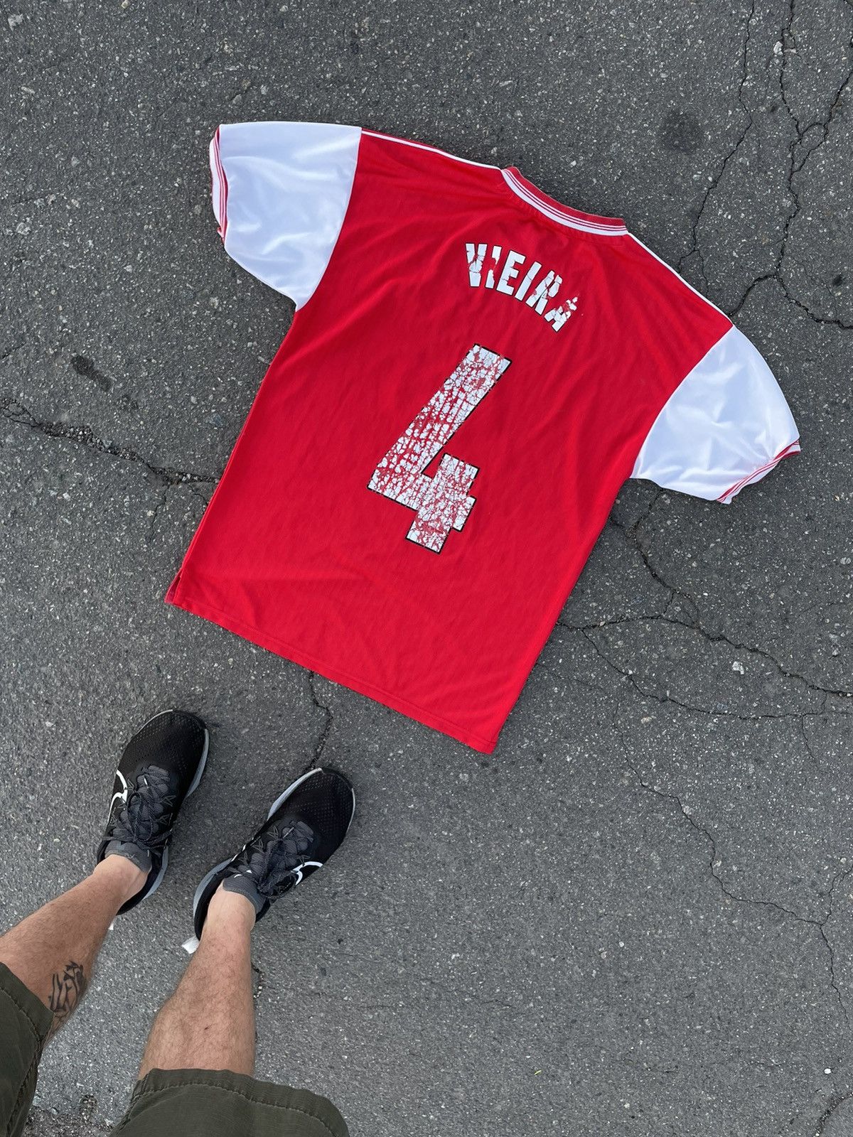 Vintage Vintage Arsenal 4 Vieira 1985 Score Soccer Jersey Blokecore Size US M / EU 48-50 / 2 - 2 Thumbnail