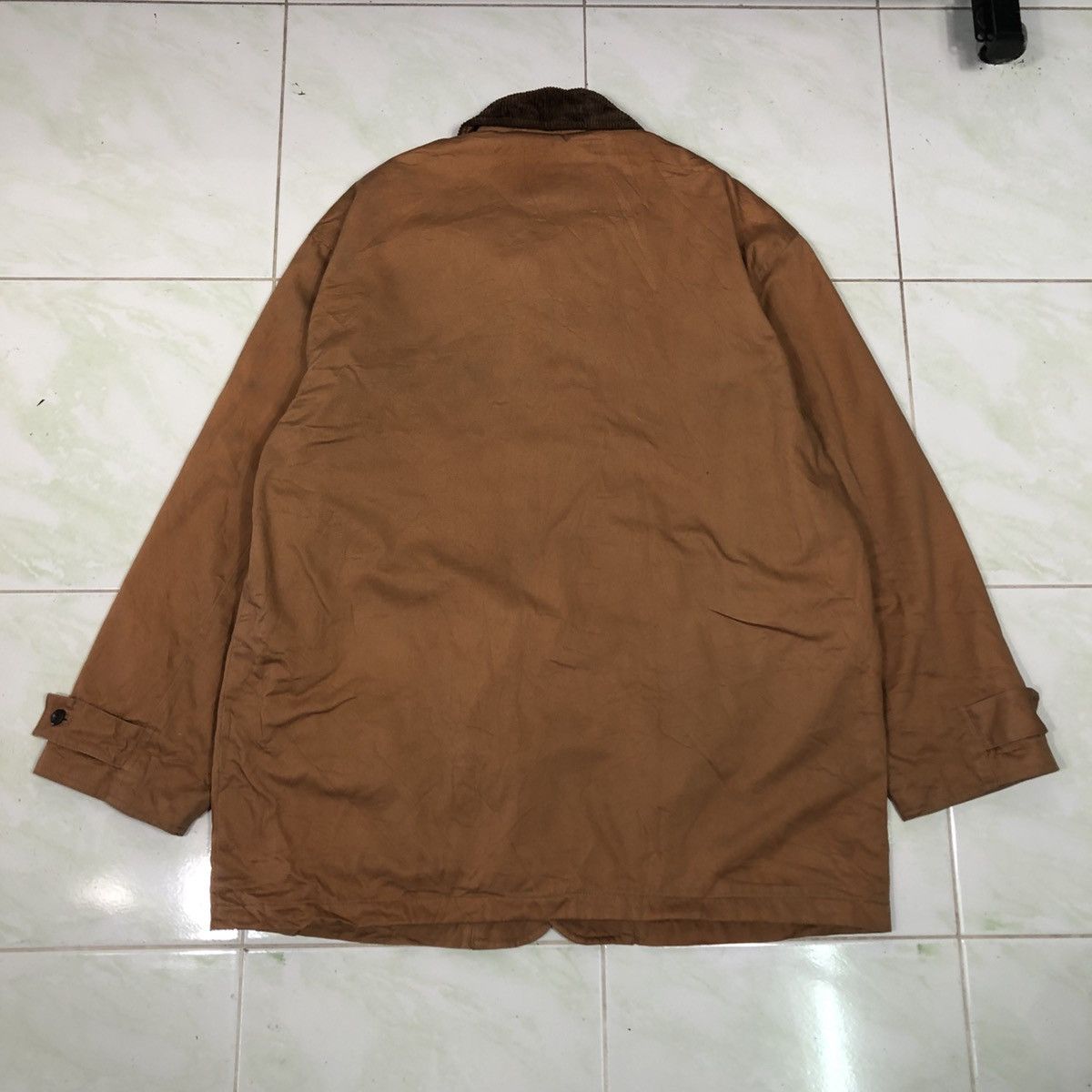 Japanese Brand 📌Vintage Chore Jacket American Cloak Blanket Tartan Check Size US L / EU 52-54 / 3 - 2 Thumbnail