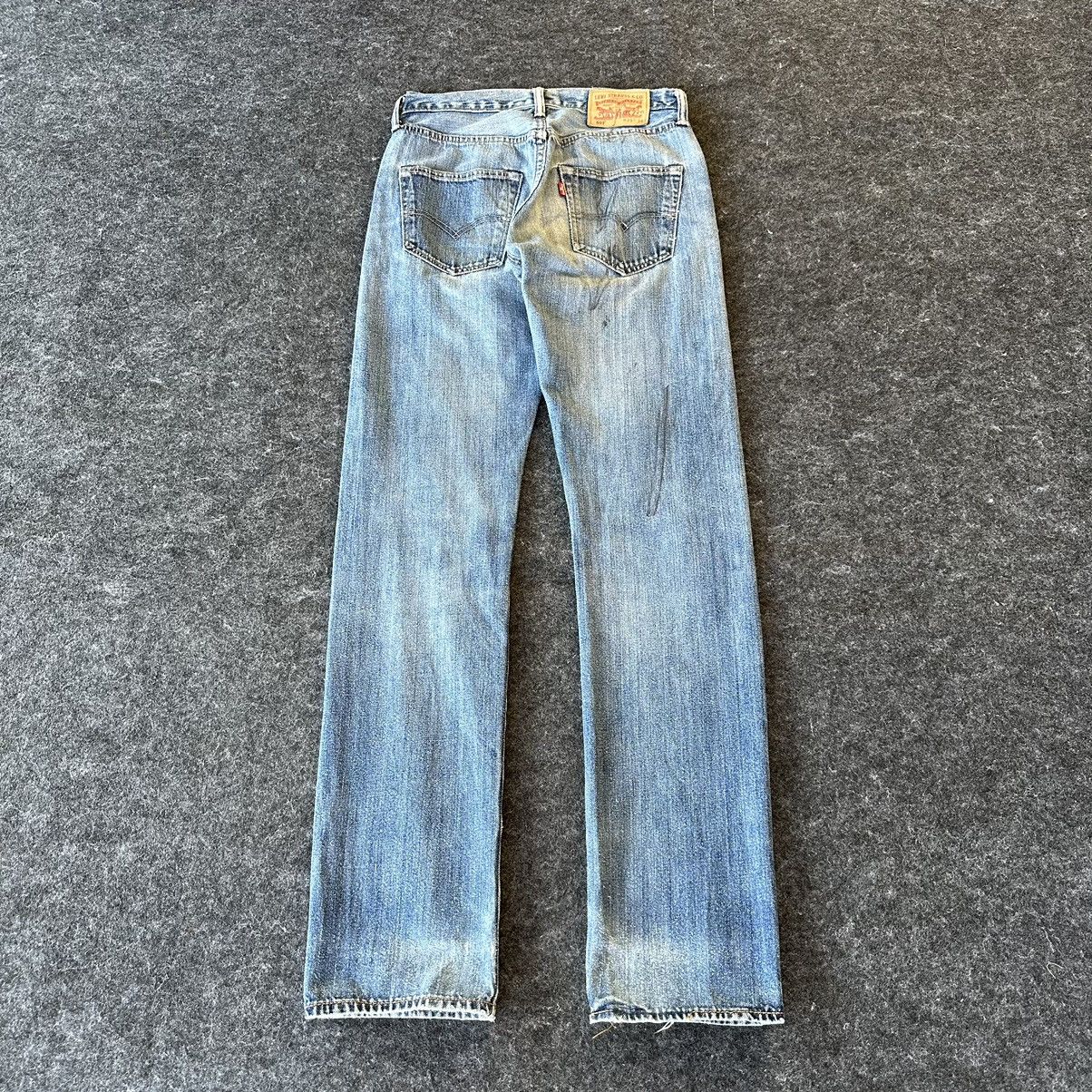 Levi's Vintage Levis 501 Distressed Blue Denim 28x32 D566 Size US 28 / EU 44 - 4 Thumbnail