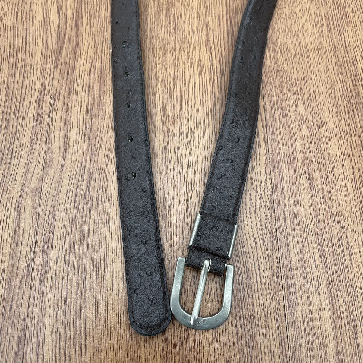 If Six Was Nine × Japanese Brand × Le Grande Bleu (L.G.B.) Brown reptile skin belt vintage styled Size ONE SIZE - 2 Thumbnail