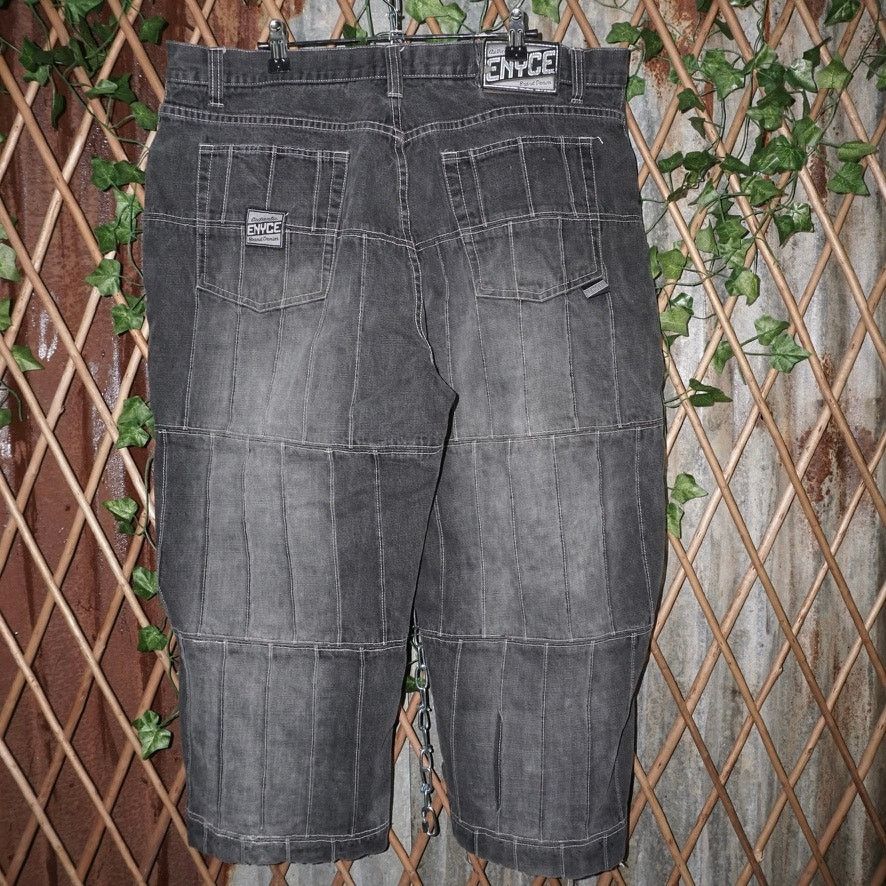 Enyce 38 - Vintage Y2K Enyce brand denim patchwork 00s capri jorts Size US 38 / EU 54 - 1 Thumbnail