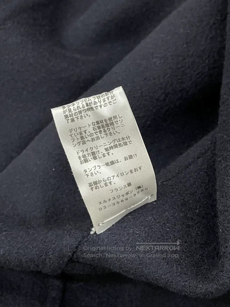 Hermes Hermes Best-selling White Cashmere and Leather Long Overco Size XXS / US 00 / IT 34 - 6 Thumbnail