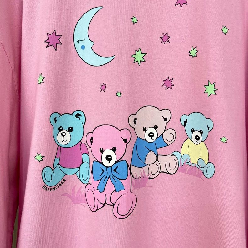 Balenciaga Balenciaga Moon Bear Print Long Sleeve Size XXS / US 00 / IT 34 - 4 Thumbnail