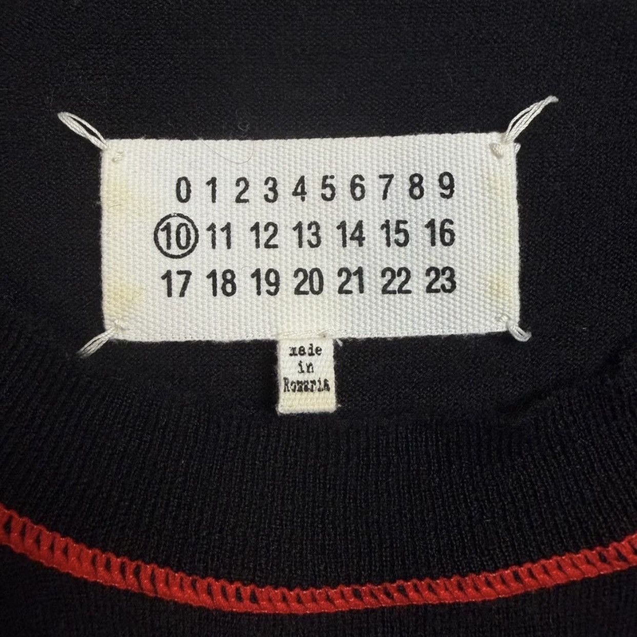 Maison Margiela MAISON MARGIELA Contrast Stitch Knit Sweater LongSleeve Size US M / EU 48-50 / 2 - 9 Thumbnail