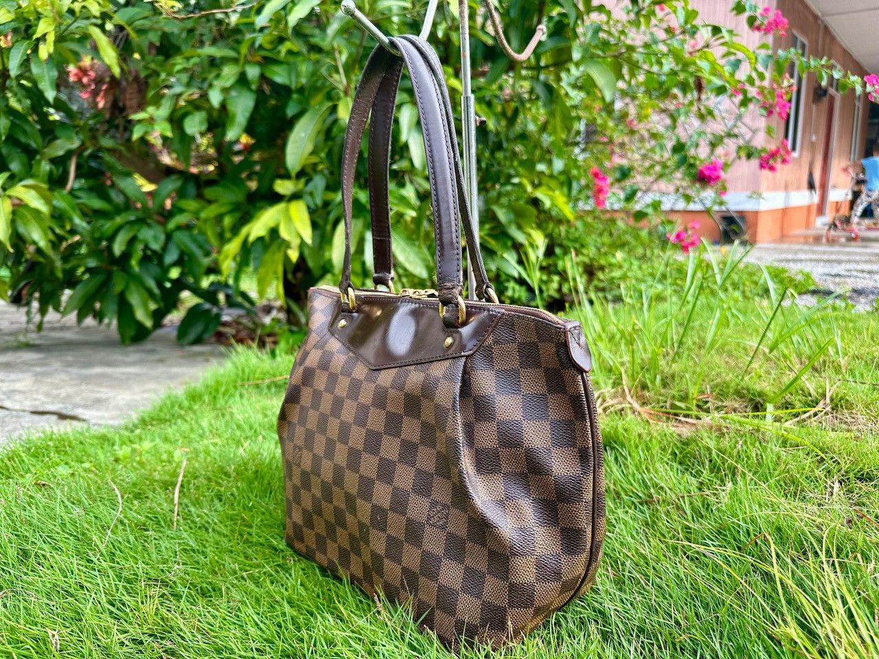 Louis Vuitton Louis Vuitton Damier Ebene Westminster PM DEFECTED HANDLE Size ONE SIZE - 2 Thumbnail