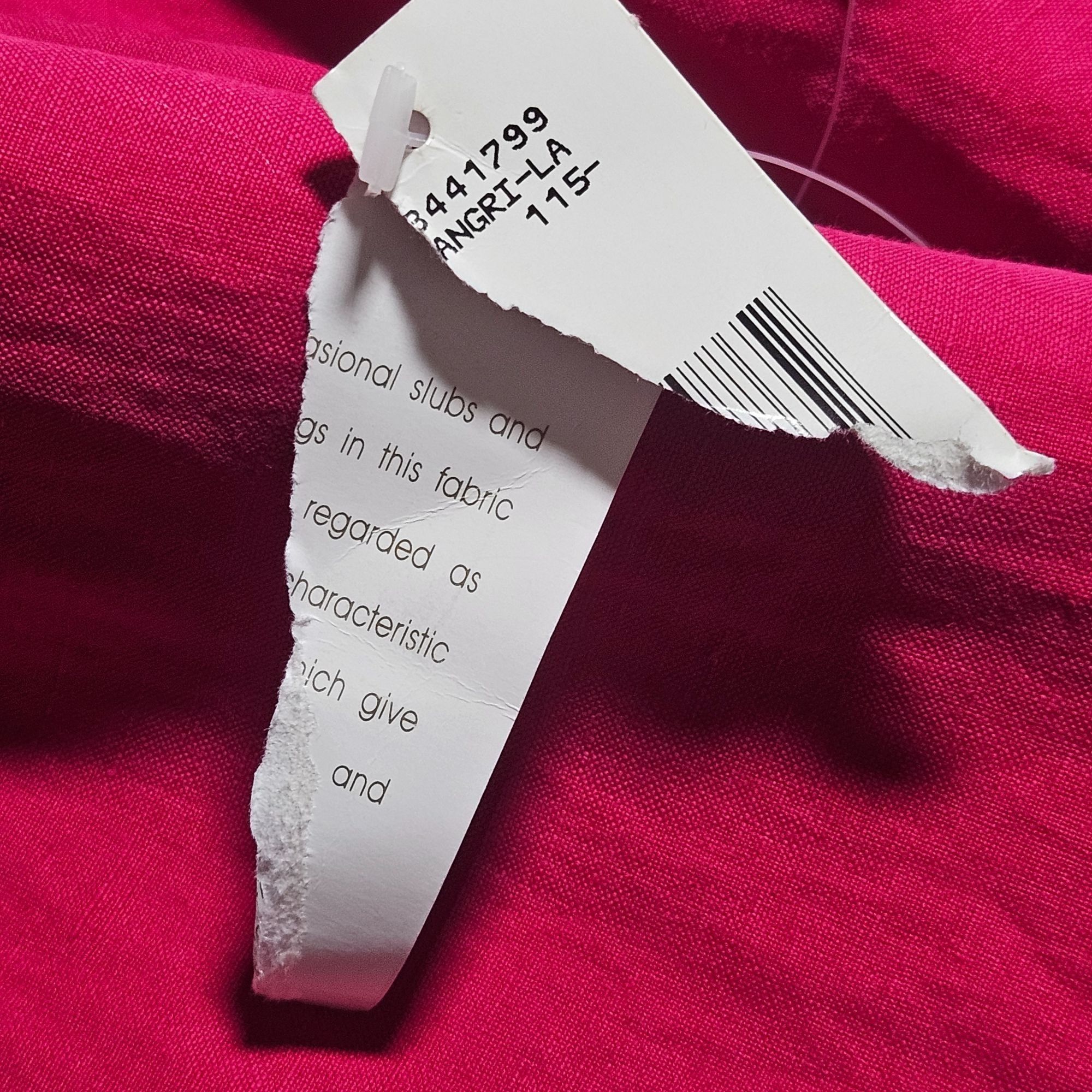 Jones New York Jones New York Womens Shift Dress Red Silk-Linen 14 – quiet Size XL / US 12-14 / IT 48-50 - 7 Thumbnail