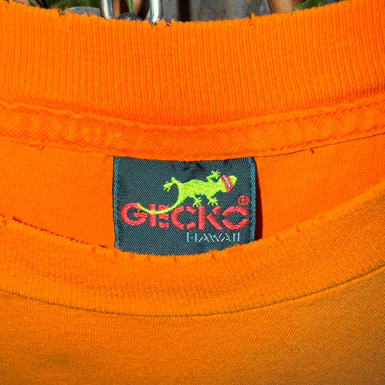 Vintage Vintage Y2K gecko Hawaii 1990s flame surf skate LS T-shirt Size US XL / EU 56 / 4 - 5 Thumbnail