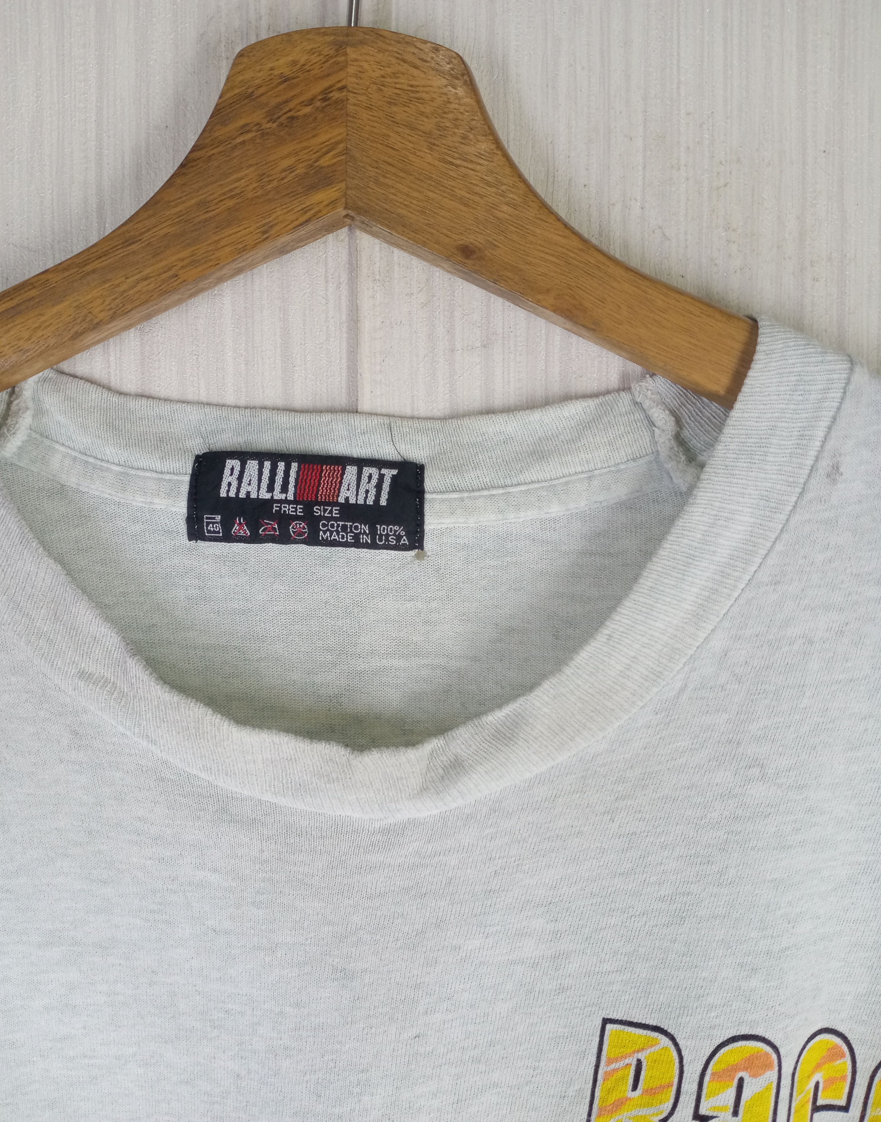 Sports Specialties × Vintage Very Rare Vintage 80s Ralliart Race & Rally Tshirt Size US L / EU 52-54 / 3 - 6 Thumbnail