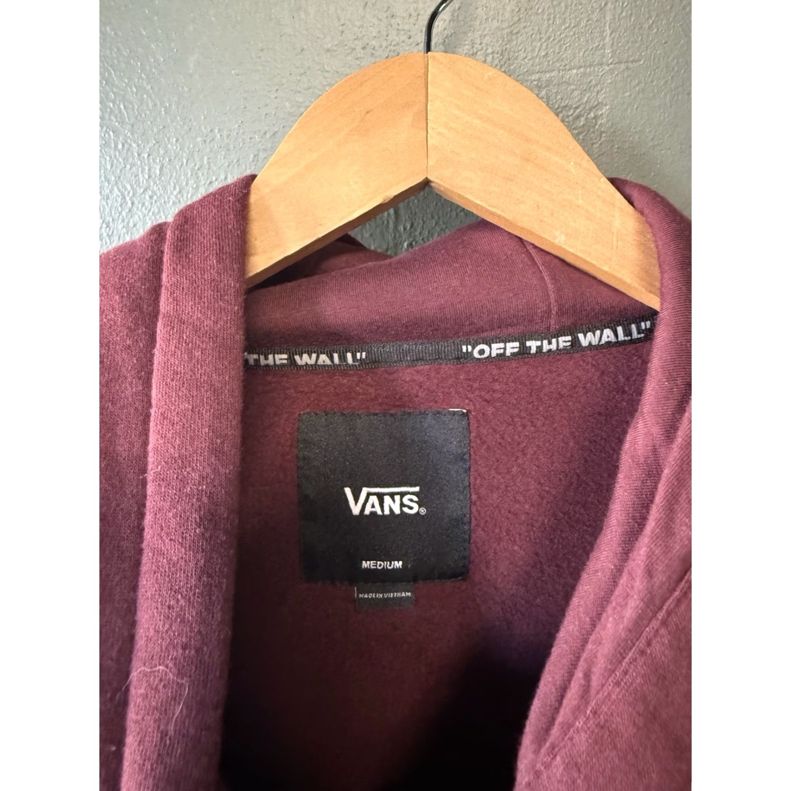 Vans Vans Mens Red Hooded Pullover Sweatshirt Hoodie Size L Size US L / EU 52-54 / 3 - 3 Thumbnail