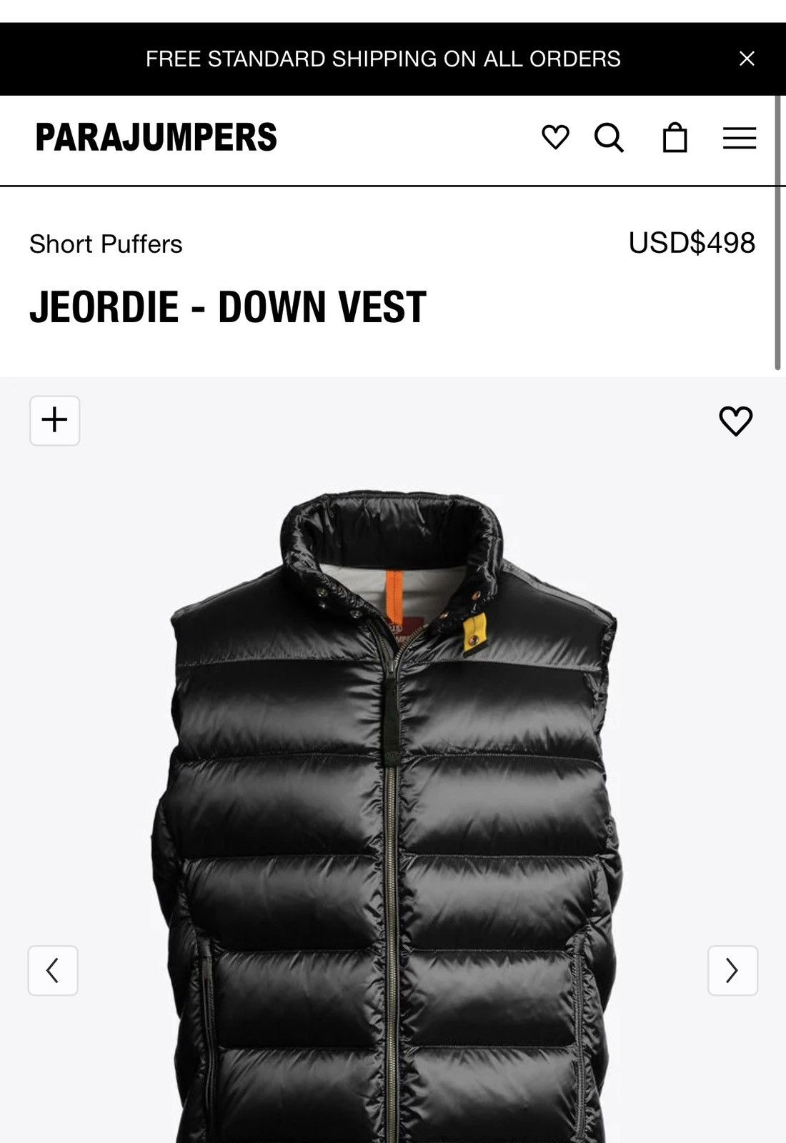 Parajumpers Parajumpers Black Vest Size US XL / EU 56 / 4 - 11 Thumbnail