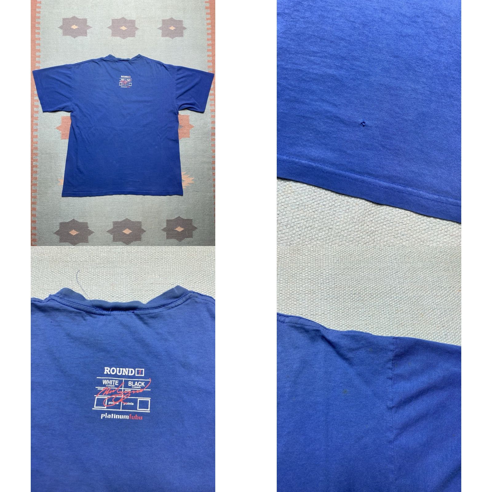 Fubu VINTAGE FUBU Muhammad Ali graphic T-Shirt Boxing Champion Y2K Round 1 XL Men Blue Shirt Size US XL / EU 56 / 4 - 8 Thumbnail