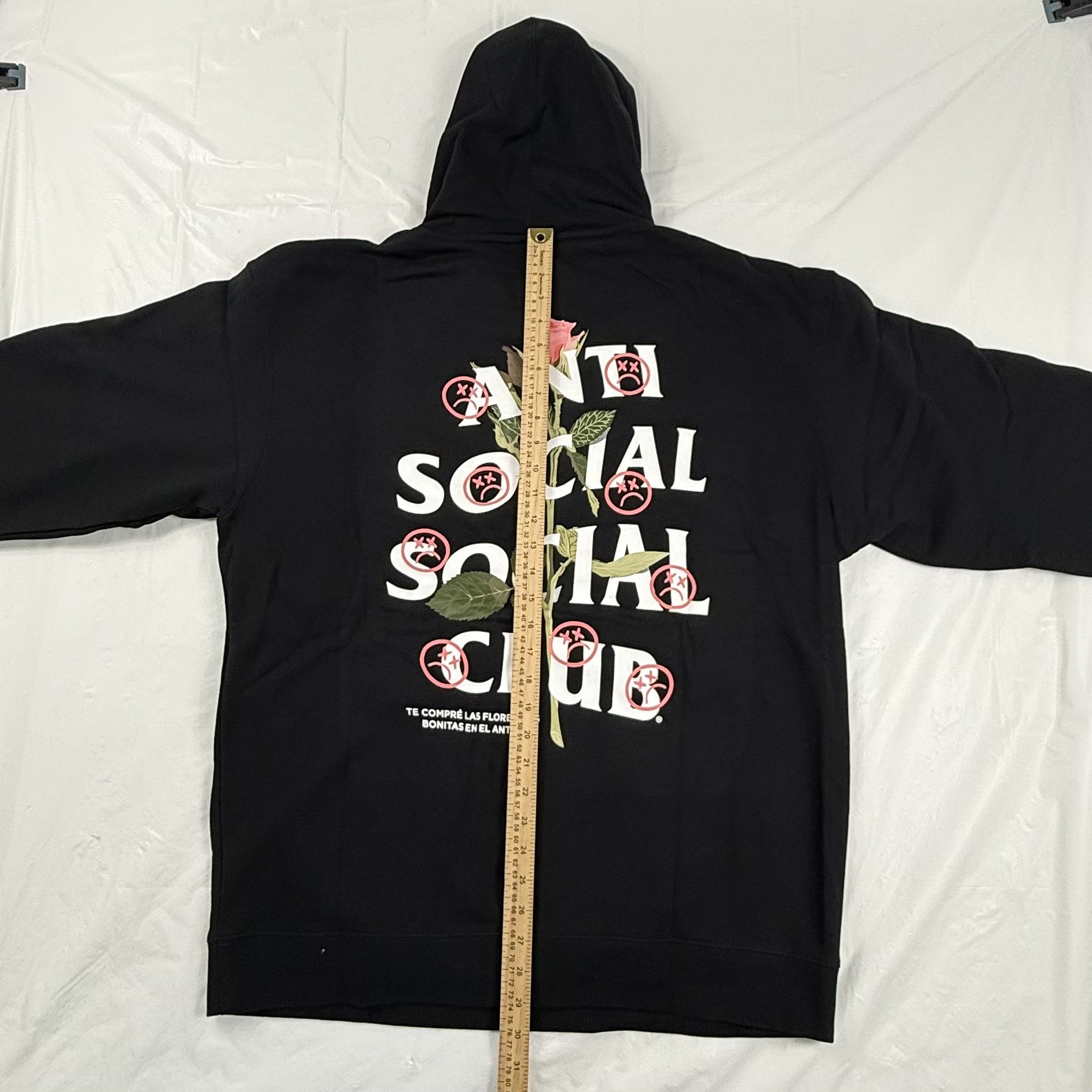 Anti Social Social Club Anti Social Social Club Te Compre Las Flores Hoodie XXL Size US XXL / EU 58 / 5 - 3 Thumbnail