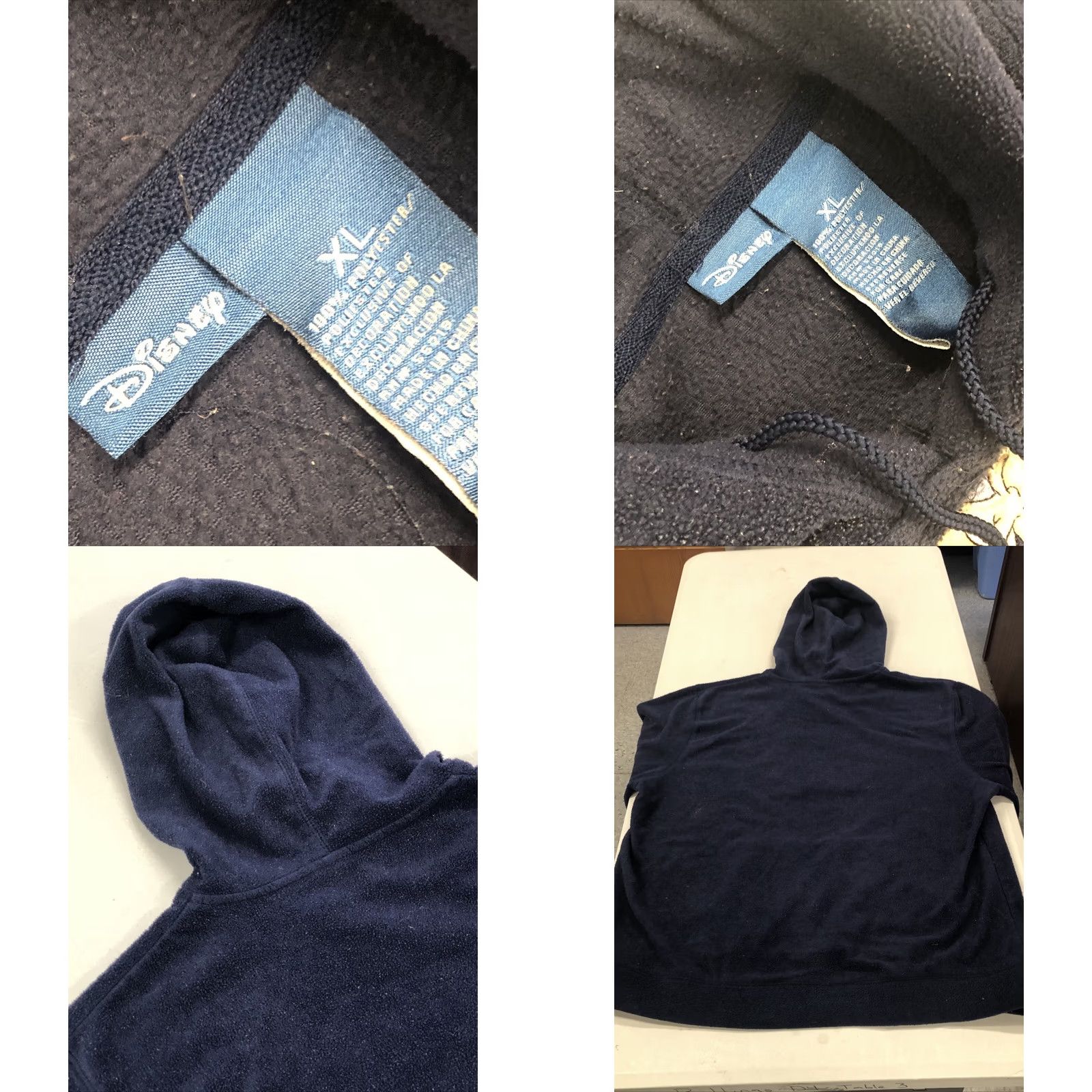 Disney VINTAGE Disney Seven Dwarfs Hoodie Womens XL Blue Fleece Embroidered 90s Cartoon Pullover Size XL / US 12-14 / IT 48-50 - 8 Thumbnail