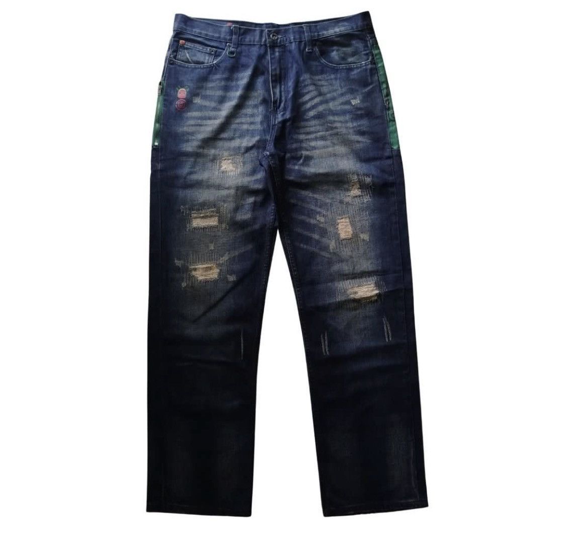 Fragment Design × Levi's Levi's Fenom x Fragment Design x CLOT Distressed Patchwork Size US 34 / EU 50 - 5 Thumbnail