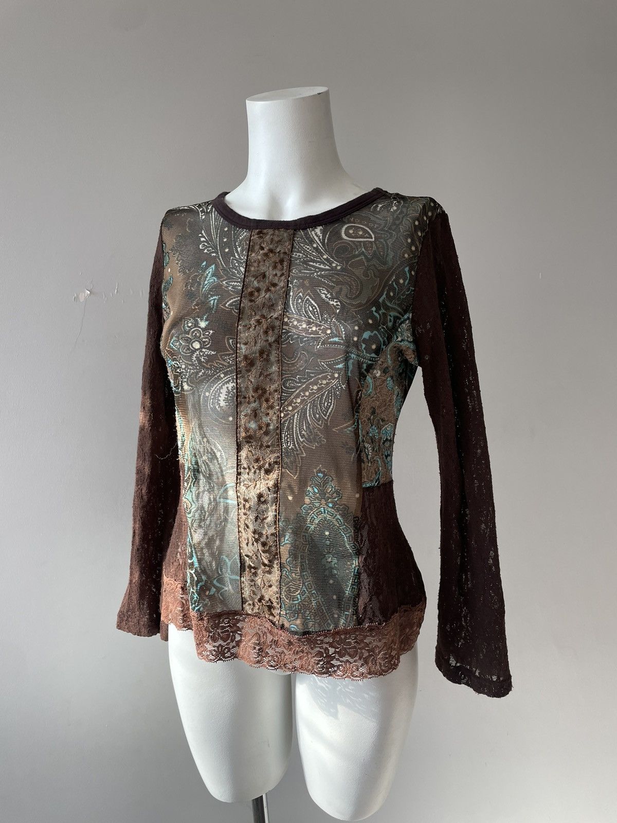 Vintage y2k blouse Size L / US 10 / IT 46 - 10 Thumbnail