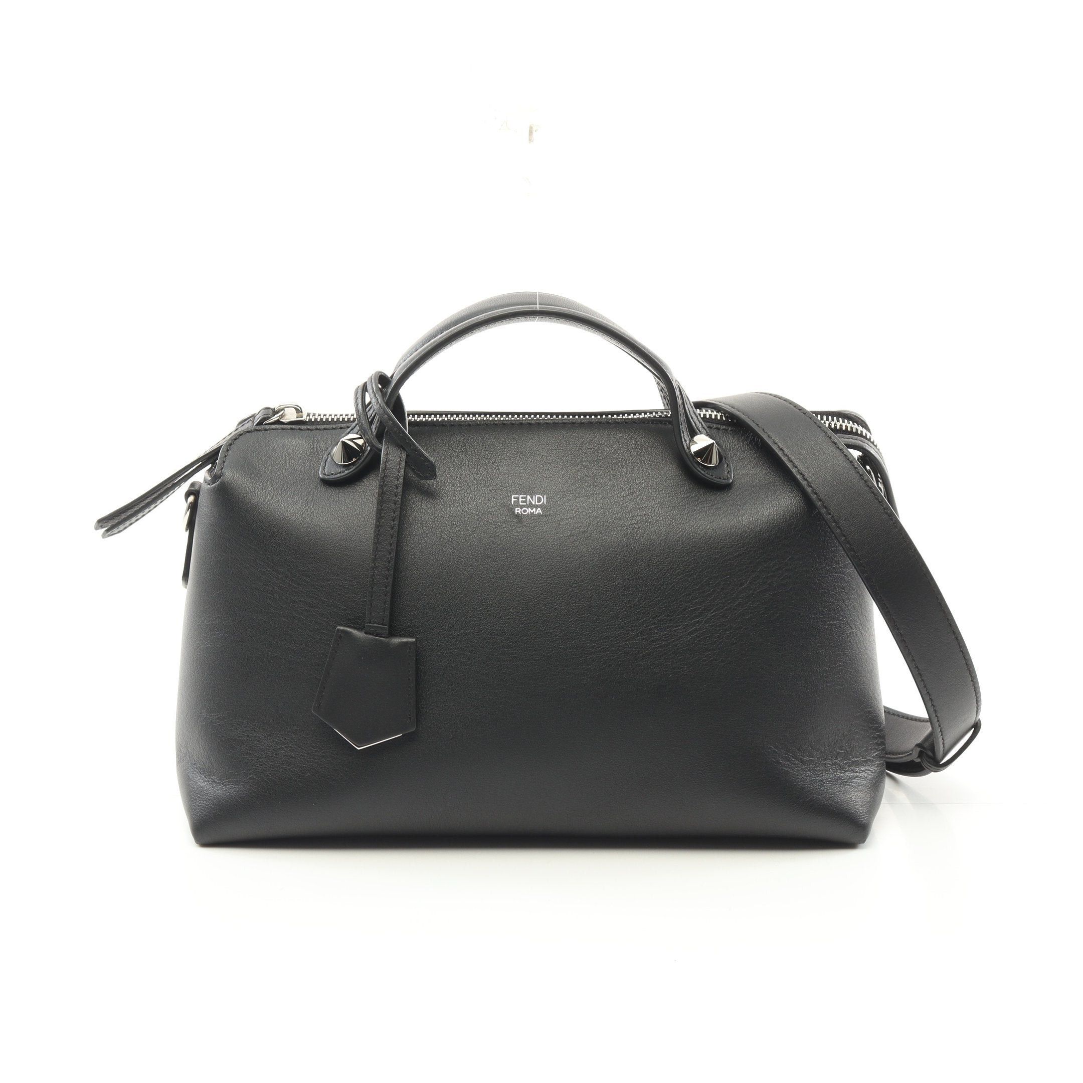 Fendi Fendi By The Way Medium Handbag Leather Black Size ONE SIZE - 1 Thumbnail