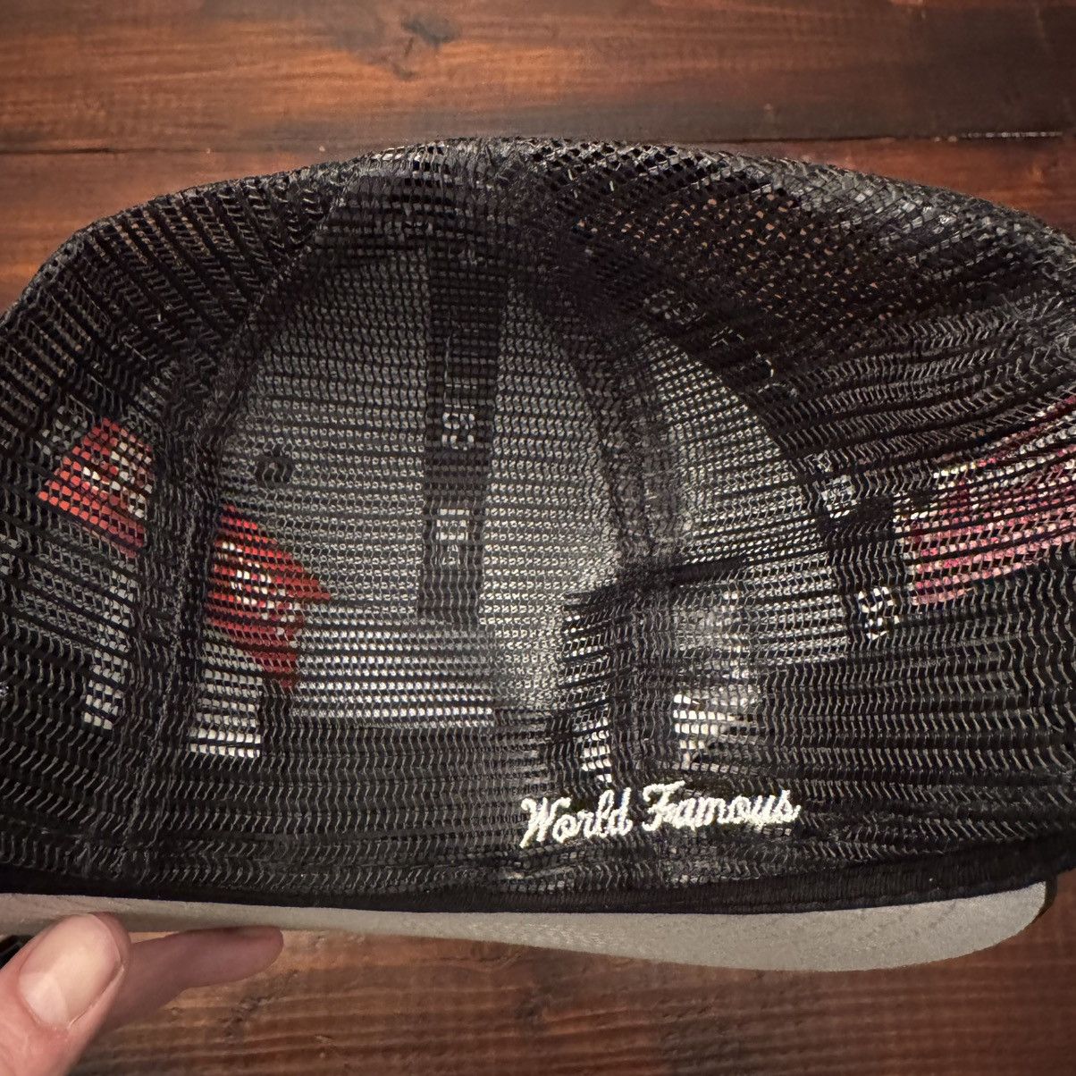 Supreme Supreme New Era Box Logo Mesh Back Fitted Hat Size ONE SIZE - 9 Thumbnail