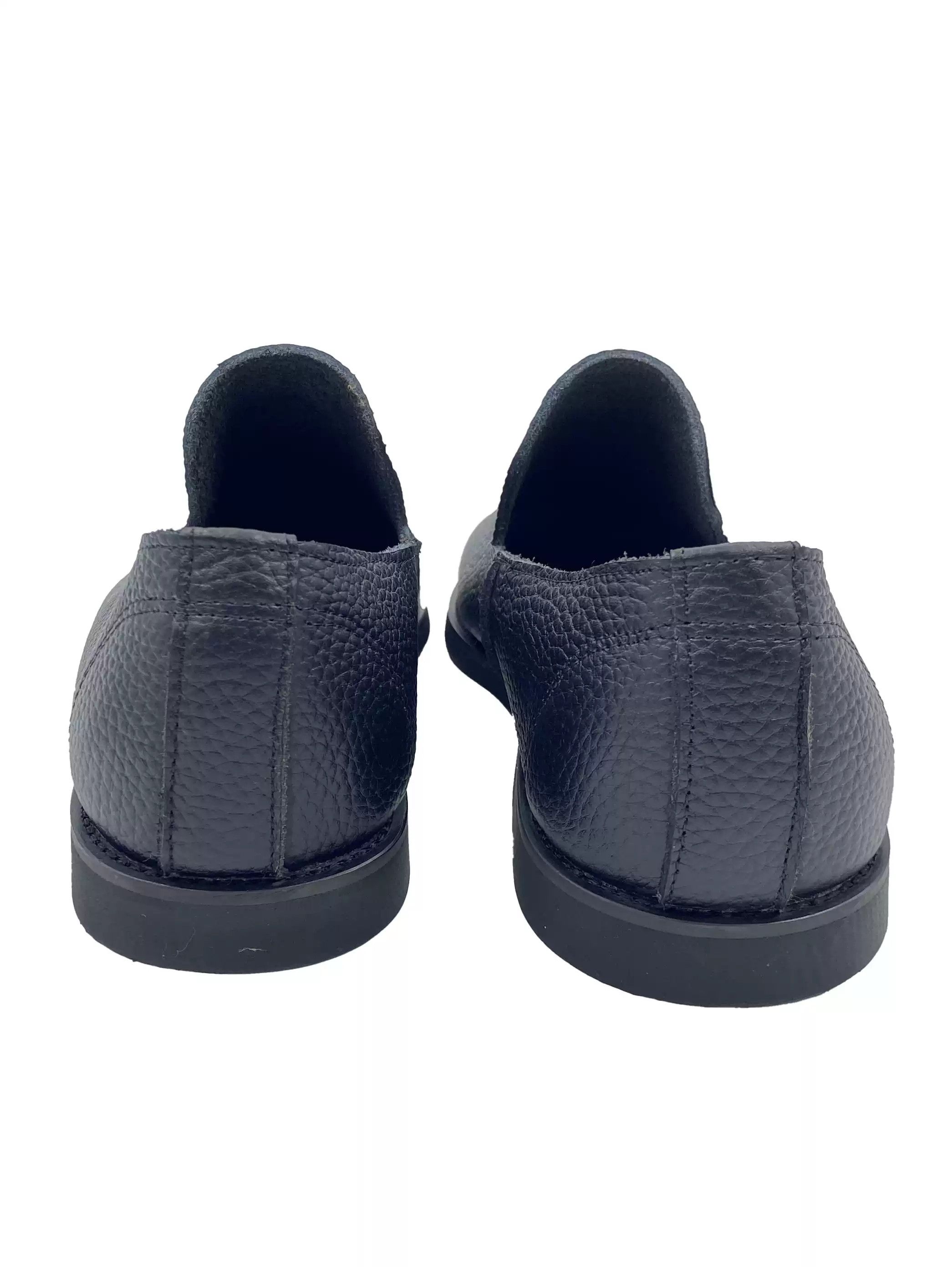 Other Black Leather Slip-Ons Size US 9 / EU 42 - 4 Thumbnail