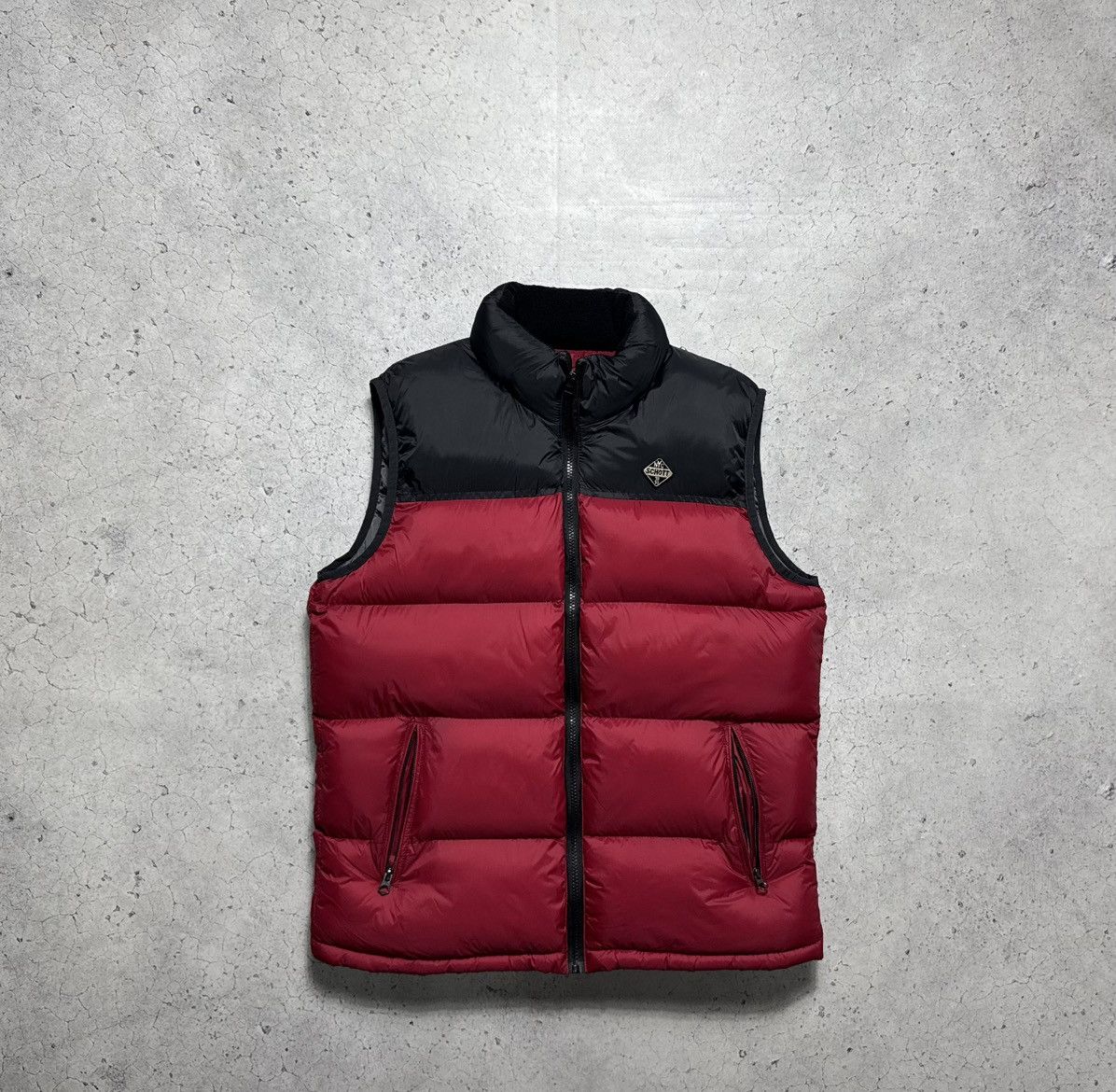 Schott Schott Down Puffer Vest Jacket Size M Size US M / EU 48-50 / 2 - 1 Thumbnail