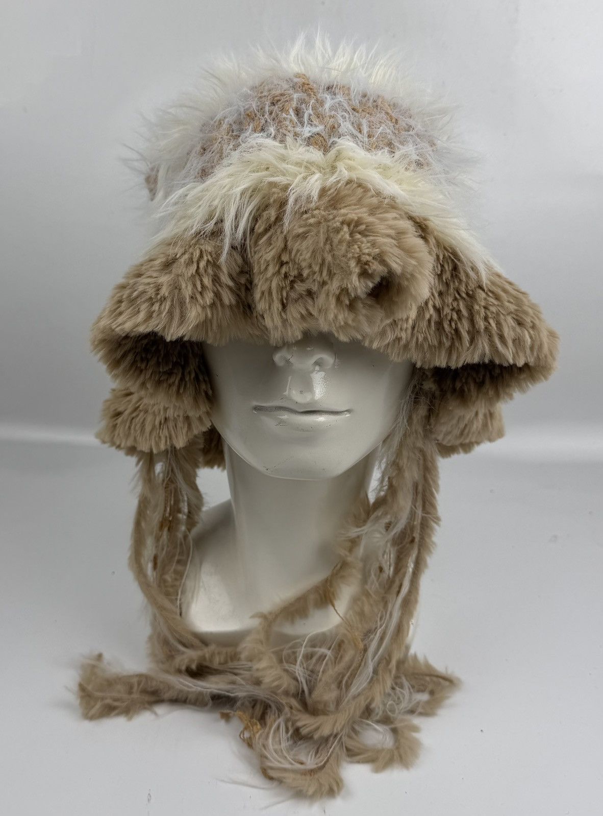 Japanese Brand rare design winter hat tc52 Size ONE SIZE - 2 Thumbnail