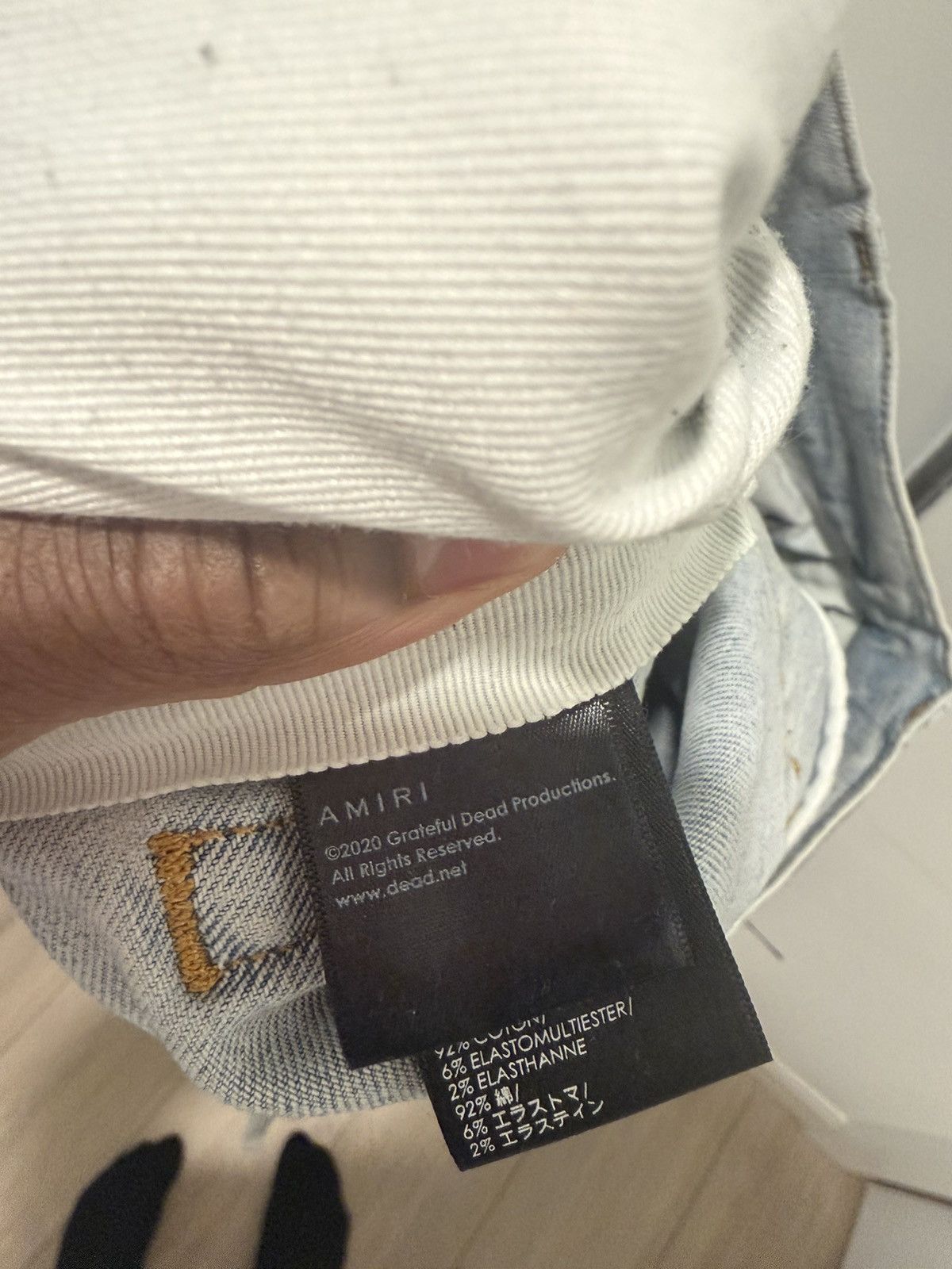 Amiri × Grateful Dead Amiri X Grateful Dead Jeans Size US 30 / EU 46 - 6 Thumbnail