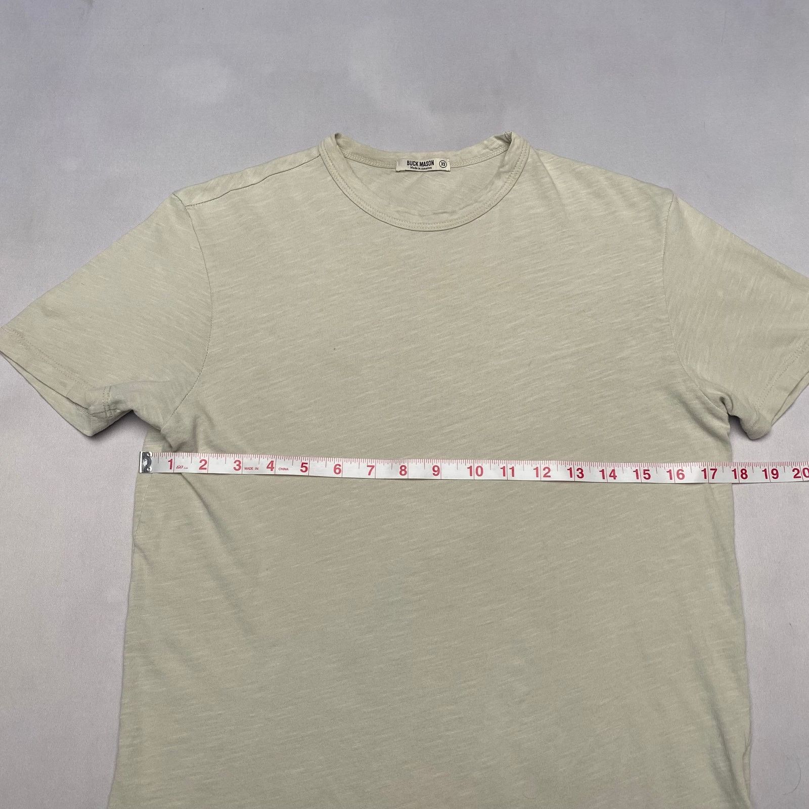 Buck Mason Buck Mason Curved Hem Slub Cotton Short Sleeve Shirt Mens XS Size US XS / EU 42 / 0 - 5 Thumbnail