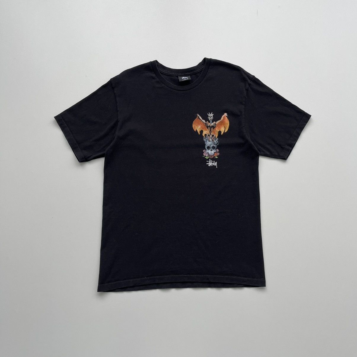 Stussy Stussy Phoenix Printed T-Shirt Black Size US S / EU 44-46 / 1 - 1 Thumbnail