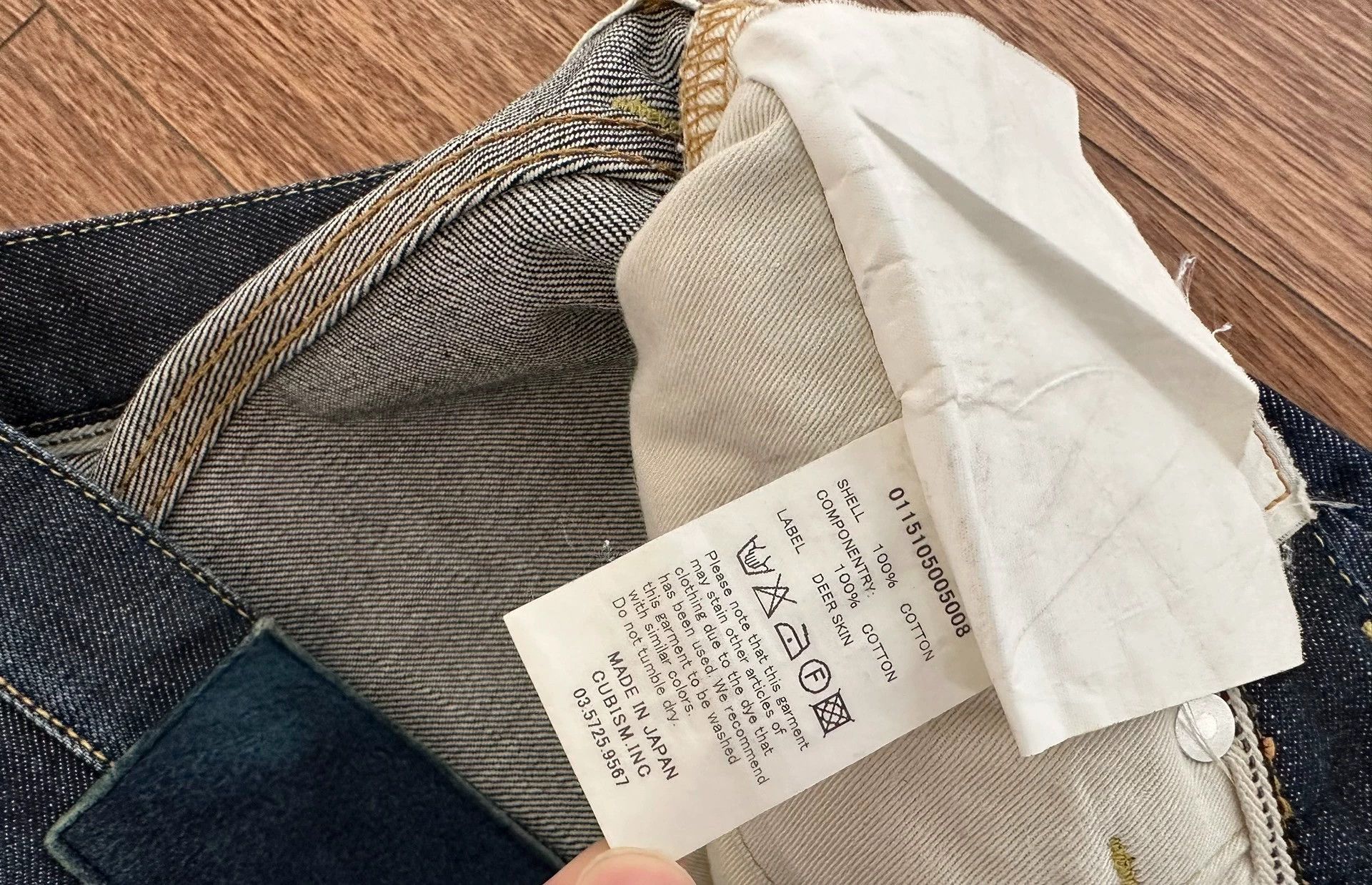 Visvim VISVIM SOCIAL SCULPTURE Non Washed Jeans 03 W32L30 used Size US 32 / EU 48 - 5 Thumbnail