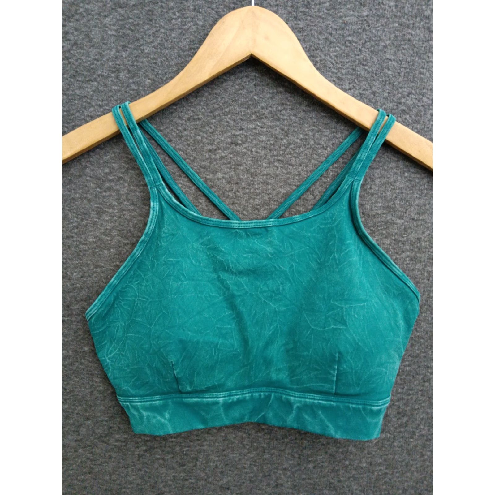 Vintage JoyLab Women's Sport Bra Cross Back Shirt S Green Size ONE SIZE - 3 Thumbnail