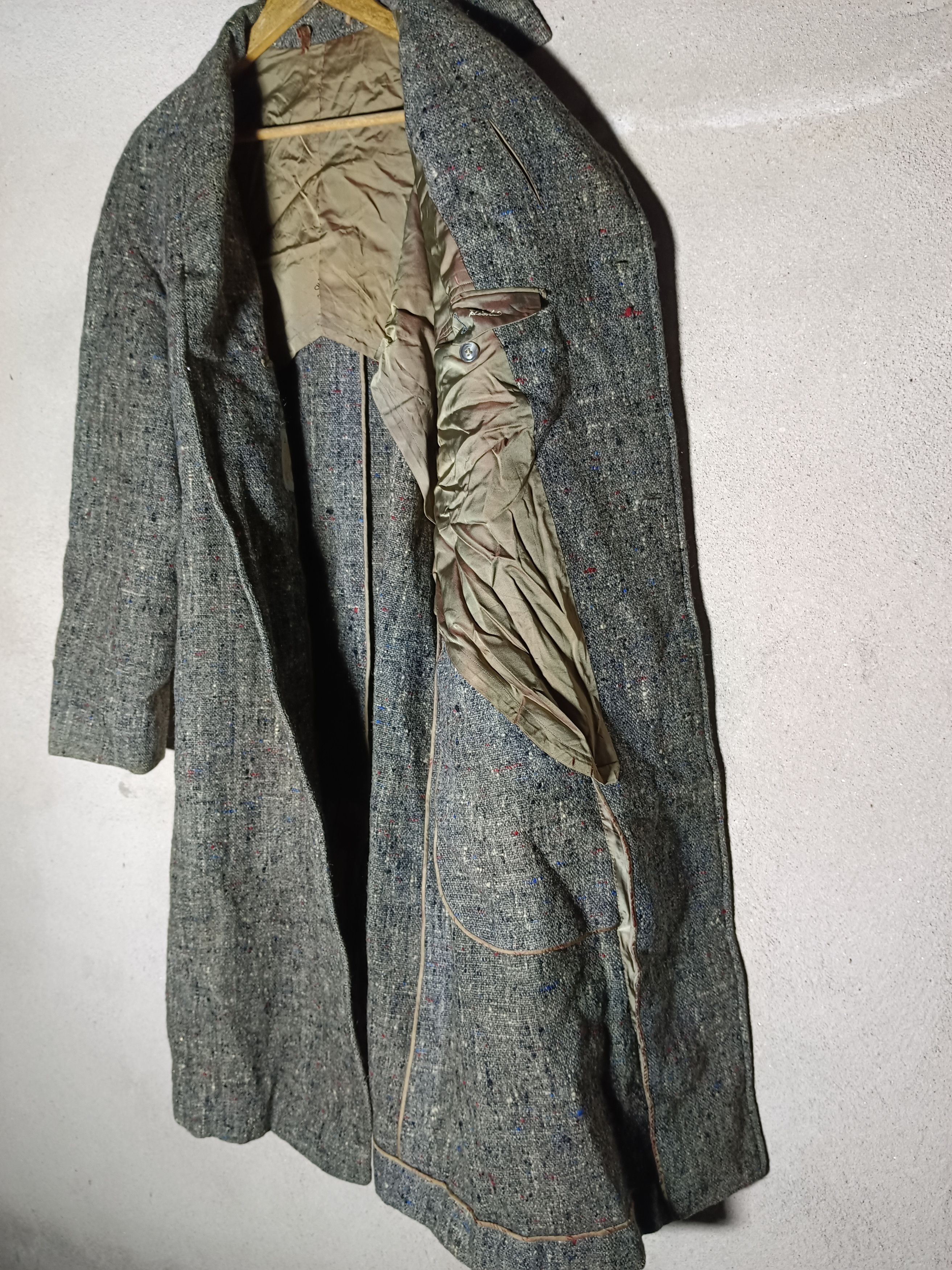 Japanese Brand × Vintage Vintage 50s Japanese Wool Tweed Coat Size US M / EU 48-50 / 2 - 3 Thumbnail