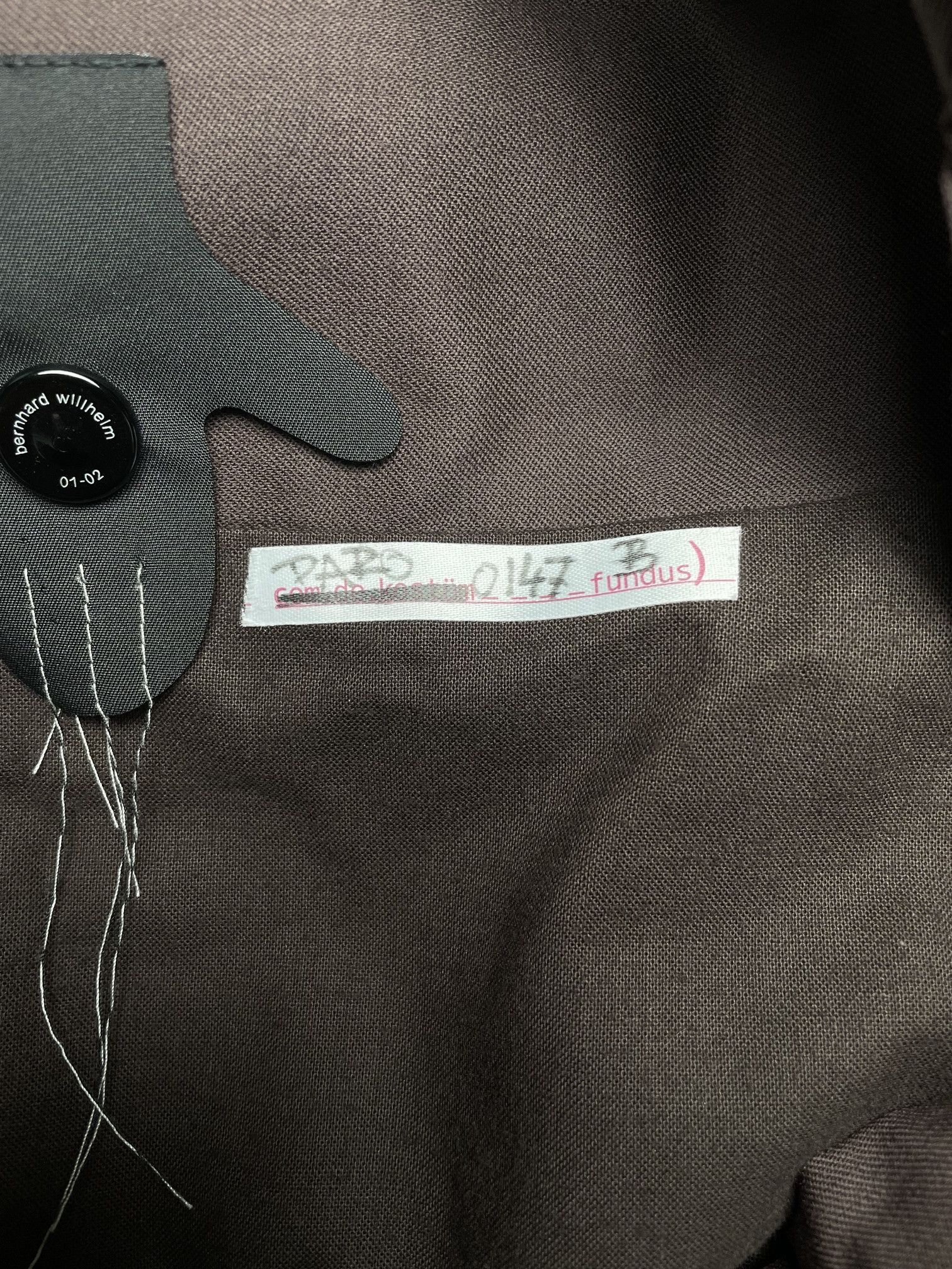 Bernhard Willhelm sample Bernhard Willhelm A/W 2001 embroidered wool skirt Size 28" / US 6 / IT 42 - 9 Thumbnail