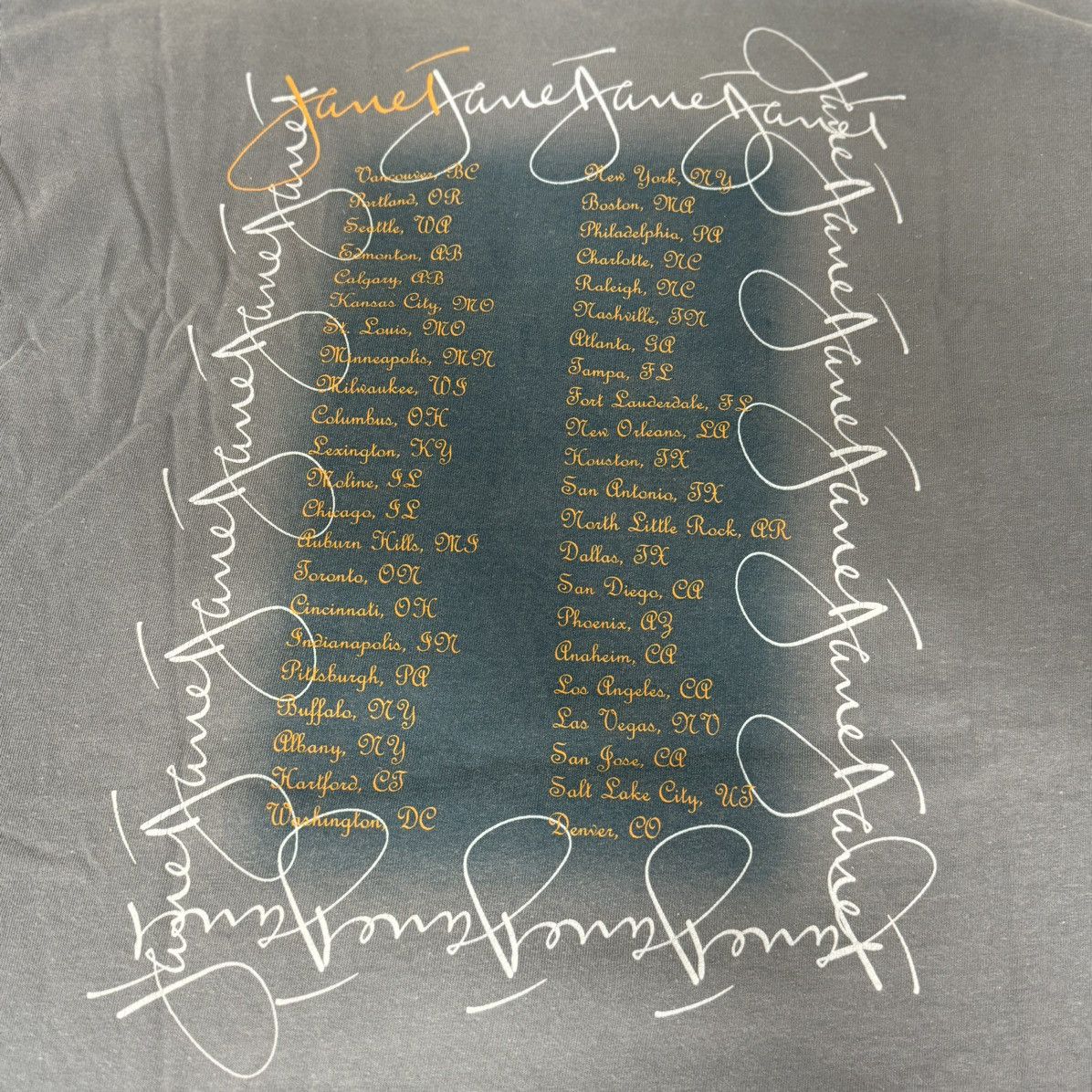 Band Tees × Rap Tees × Vintage Vintage Janet Jackson Tour Tee Blue Size US L / EU 52-54 / 3 - 6 Thumbnail