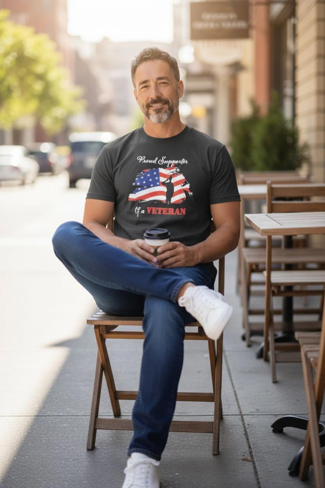Other Armored Sportswear Proud Supporter of a Veteran T-Shirt Size US L / EU 52-54 / 3 - 1 Thumbnail