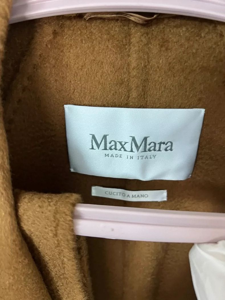 Max Mara Max Mara Water ripple cashmere coat caramel color Size S / US 4 / IT 40 - 3 Thumbnail