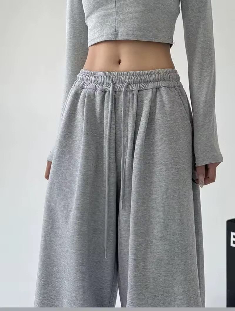 Japanese Brand × Other Streetwear Drawstring Baggy Sweatpants Size 30" / US 8 / IT 44 - 5 Thumbnail