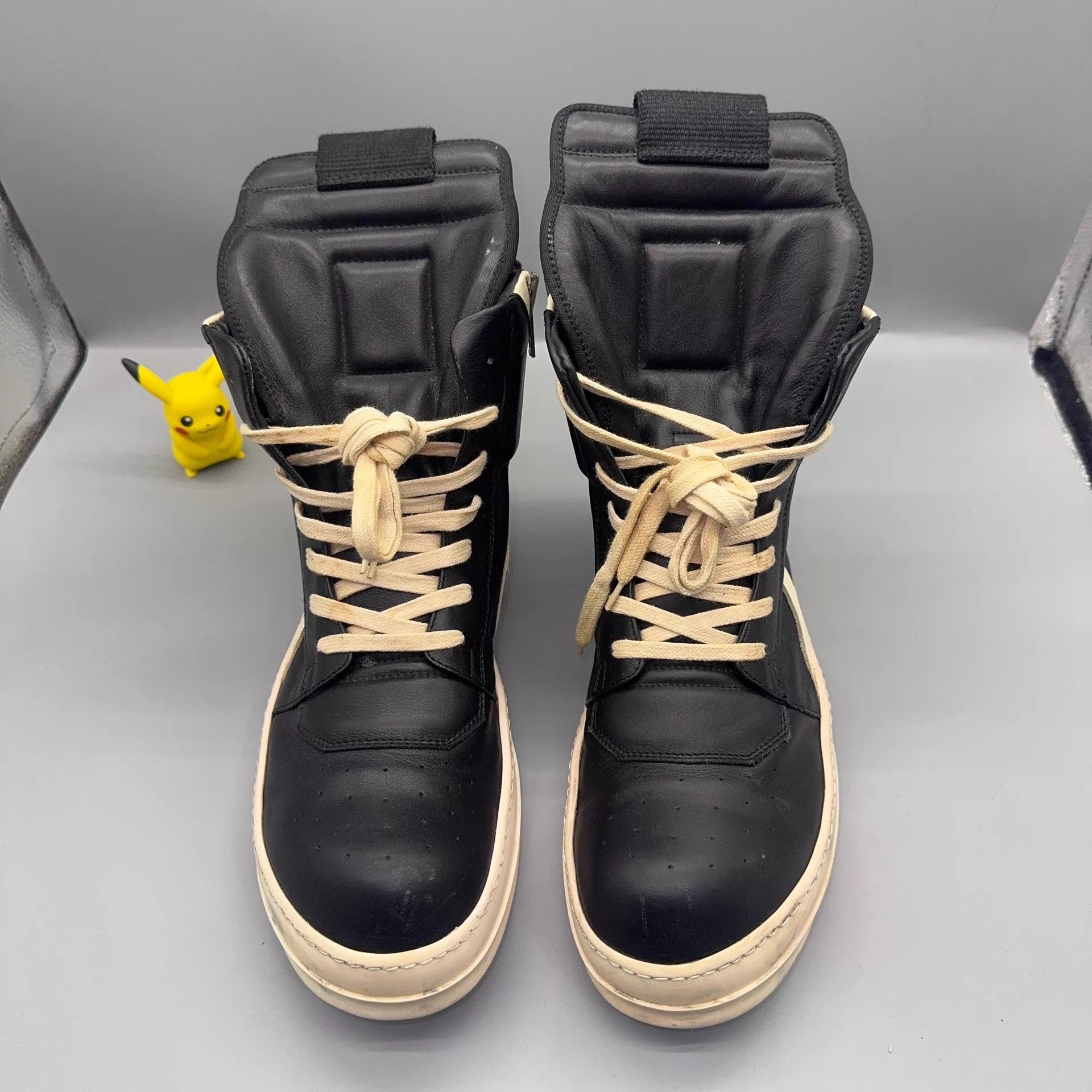 Rick Owens RICK OWENS Men's Black & White Shoes 42.5 Size US 9.5 / EU 42-43 - 2 Thumbnail