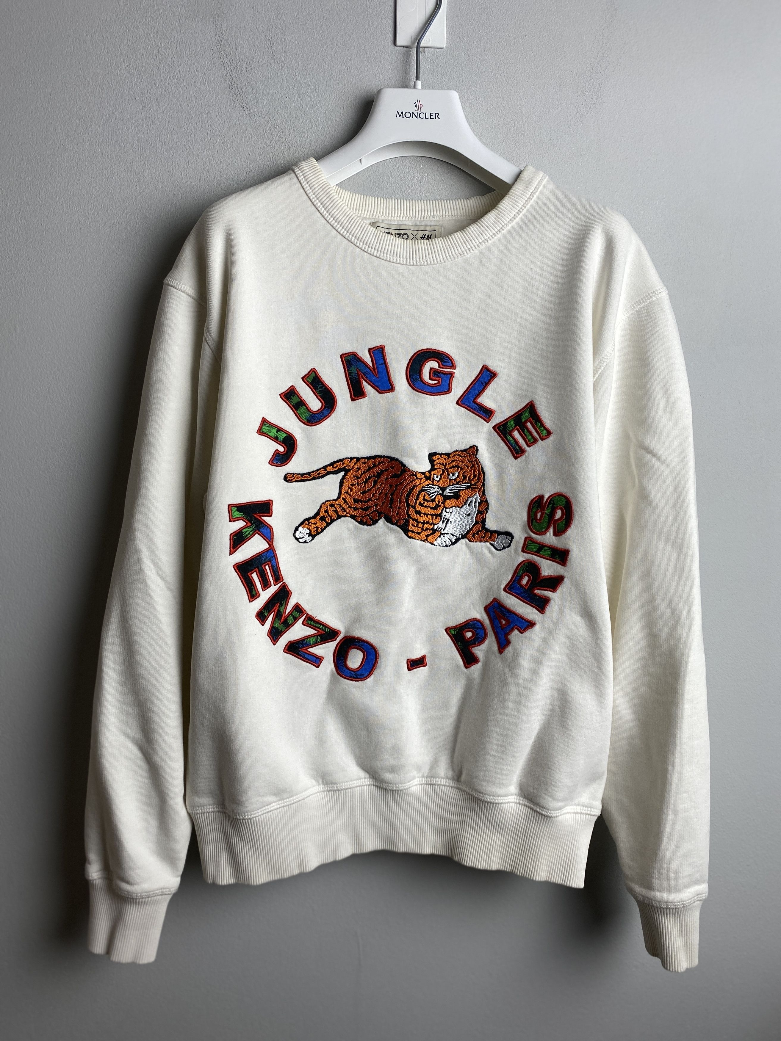 Kenzo Kenzo x H&M big logo embroidered sweatshirt Size US M / EU 48-50 / 2 - 1 Thumbnail