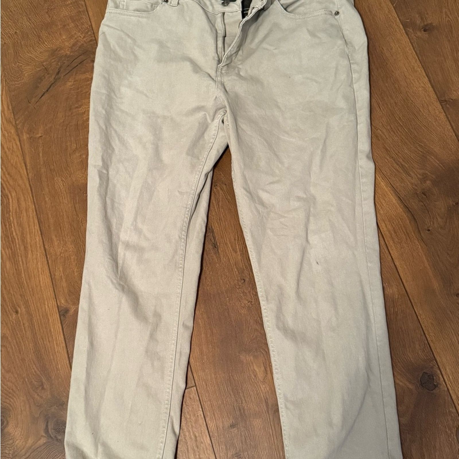 DKNY DKNY mens kahki Stanton slim fit Pants Size US 38 / EU 54 - 1 Thumbnail