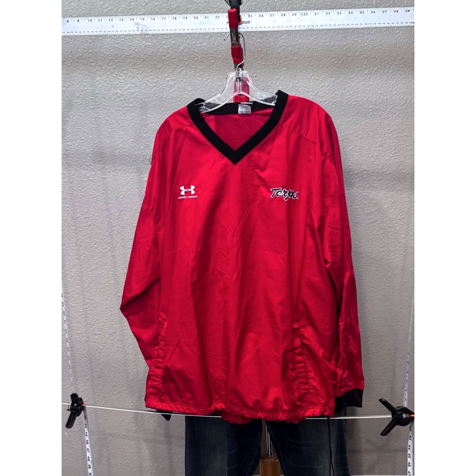 Under Armour Under Armour Embroidered Terps Windbreaker SWEATER 2XL XXL Men Multicolor Casual EXCELLENT condition Mens Size US XXL / EU 58 / 5 - 3 Thumbnail
