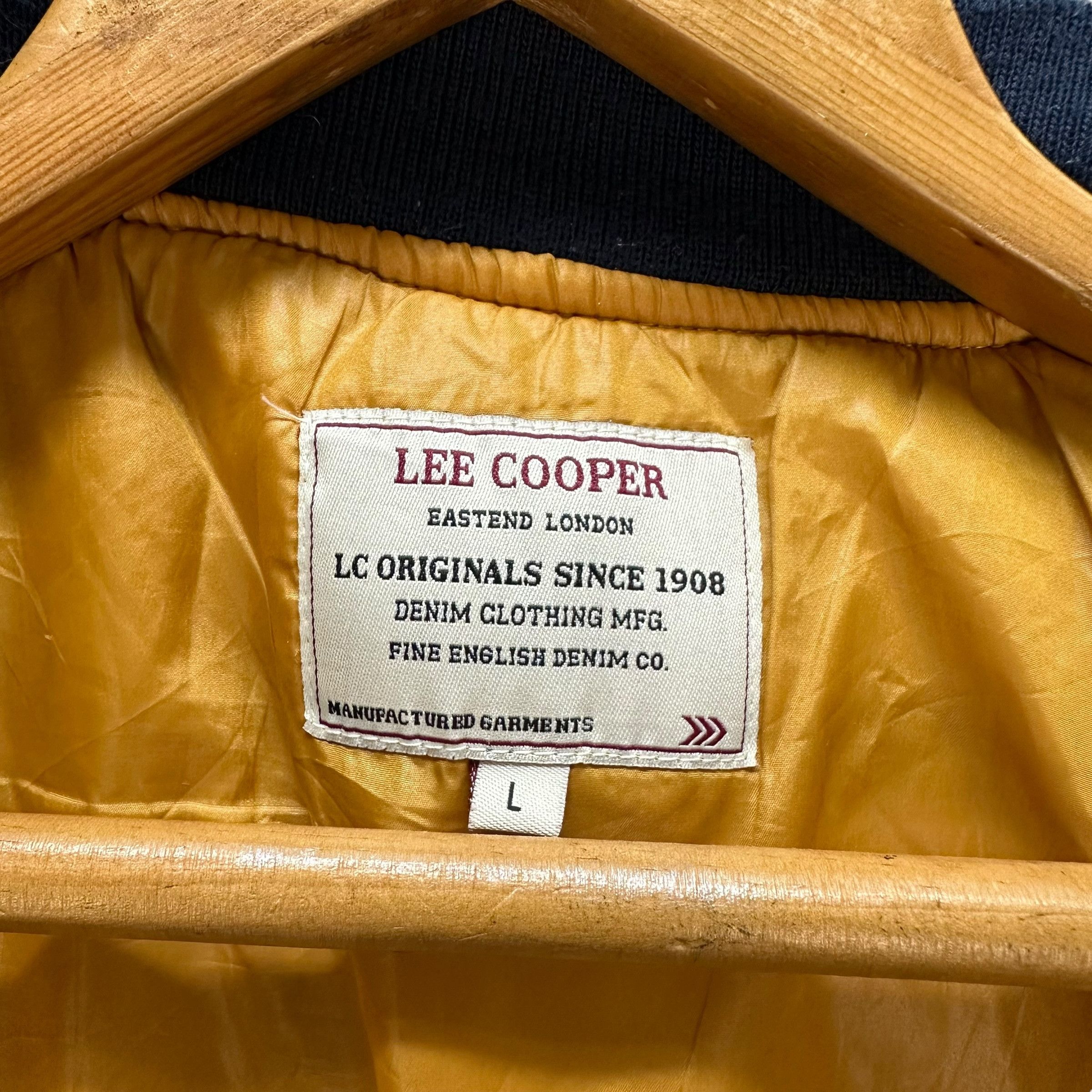 Lee LEE COOPER Patches Logo Bomber Jacket #94-1450 Size US L / EU 52-54 / 3 - 14 Thumbnail