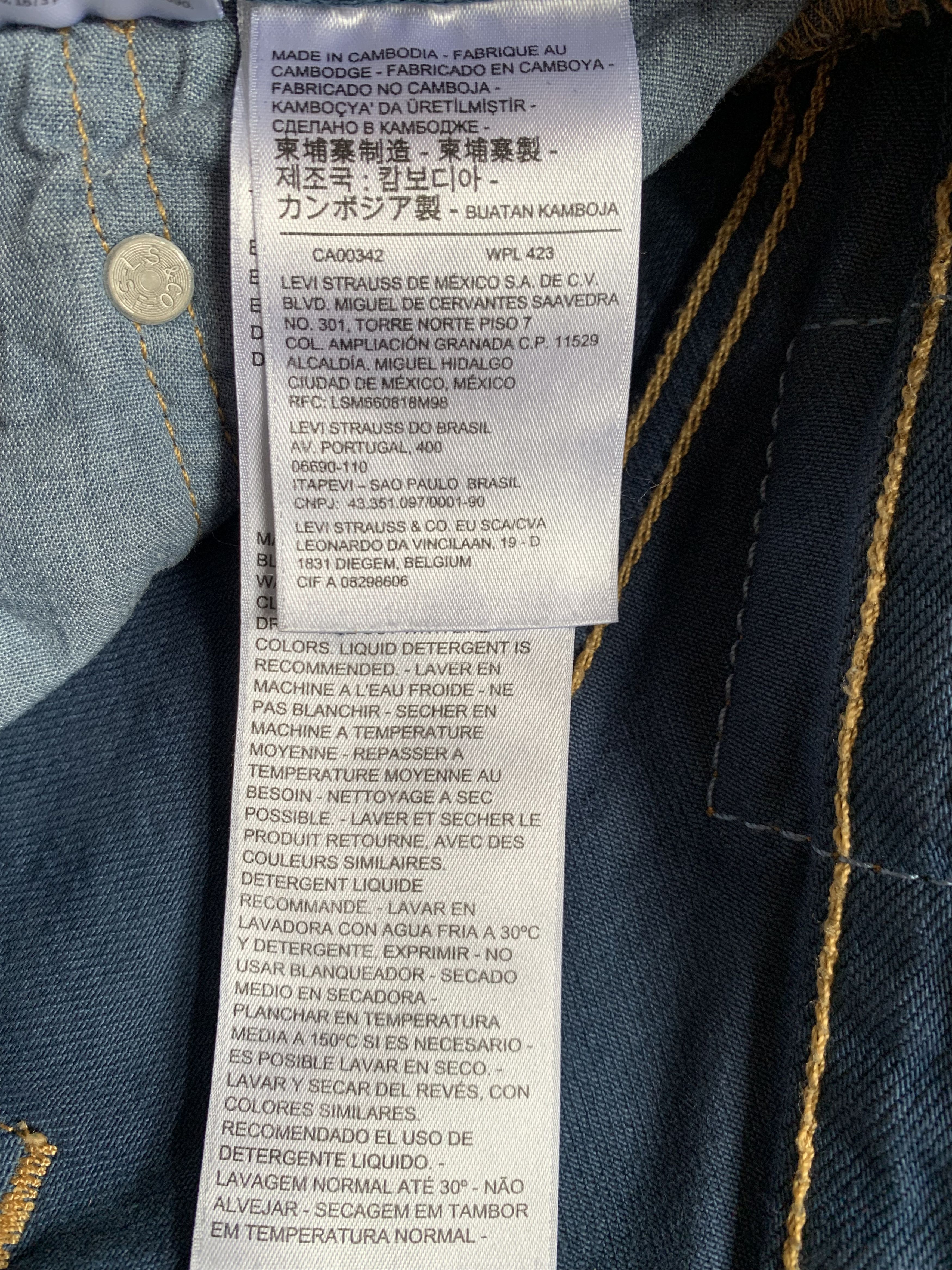 Levi's Women’s Levis Premium 501 Blue Denim Jeans Size 28" / US 6 / IT 42 - 9 Thumbnail