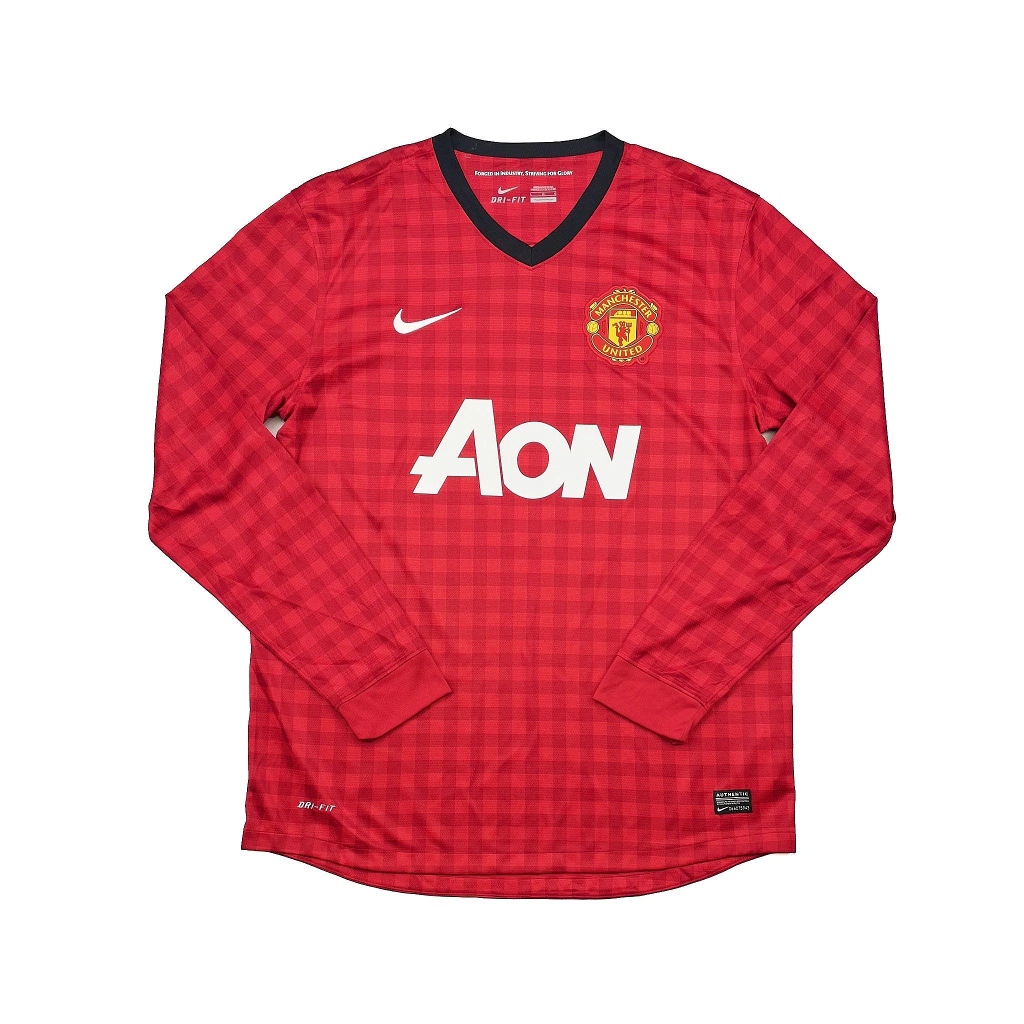 Other 2012/13 Manchester United Rooney #10 L/S Home Jersey Size US L / EU 52-54 / 3 - 2 Thumbnail