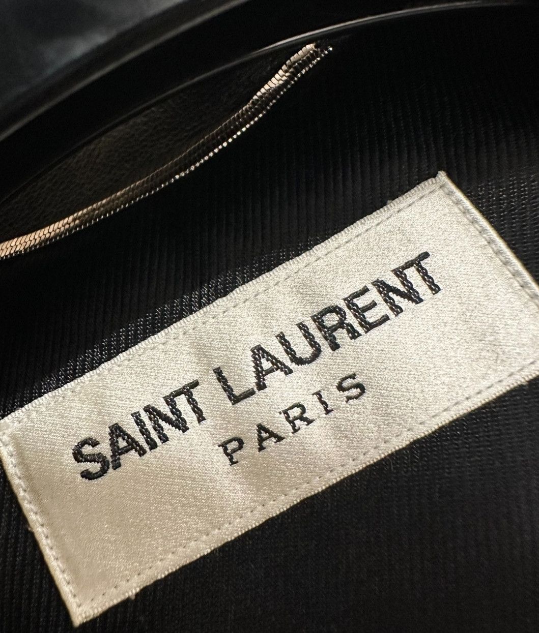 Saint Laurent Paris Saint Laurent Paris Saint Laurent Black Biker Jacket with Size US M / EU 48-50 / 2 - 3 Thumbnail