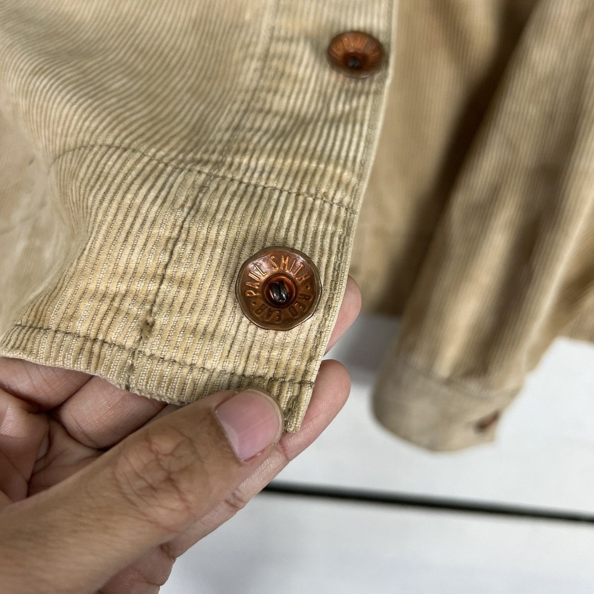 Paul Smith 🔥 RED EAR PAUL SMITH CORDUROY TRUCKER JACKET Size US S / EU 44-46 / 1 - 14 Thumbnail