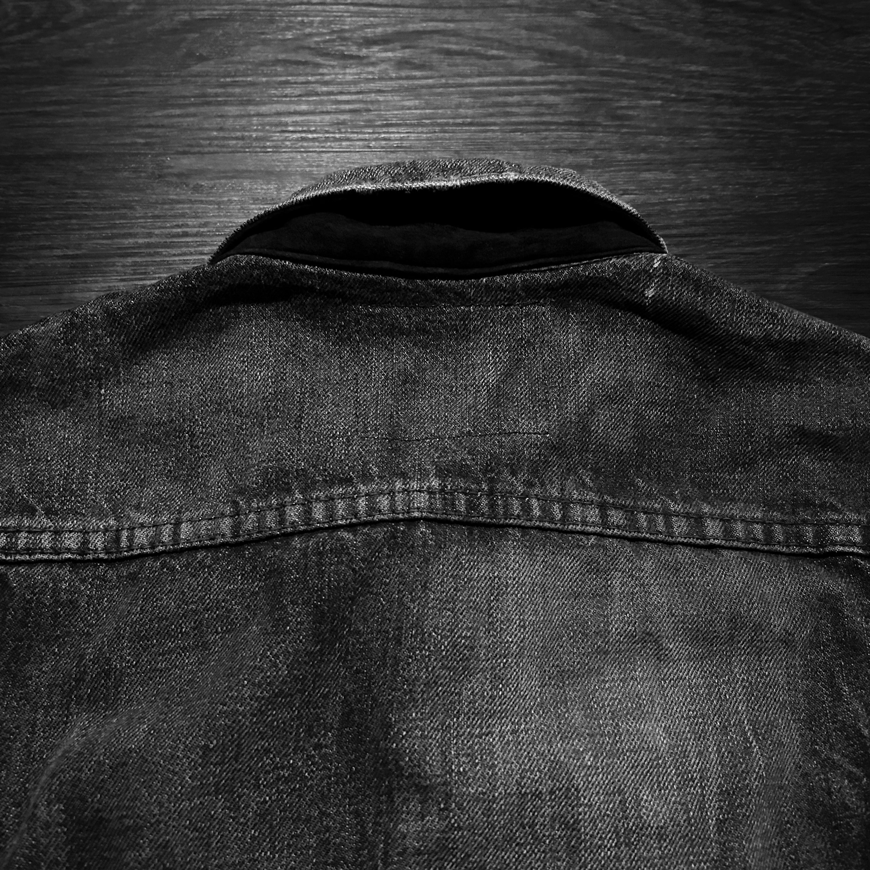 If Six Was Nine Isamu Katayama Backlash Painted & Distressed Trucker Jacket Size US S / EU 44-46 / 1 - 6 Thumbnail