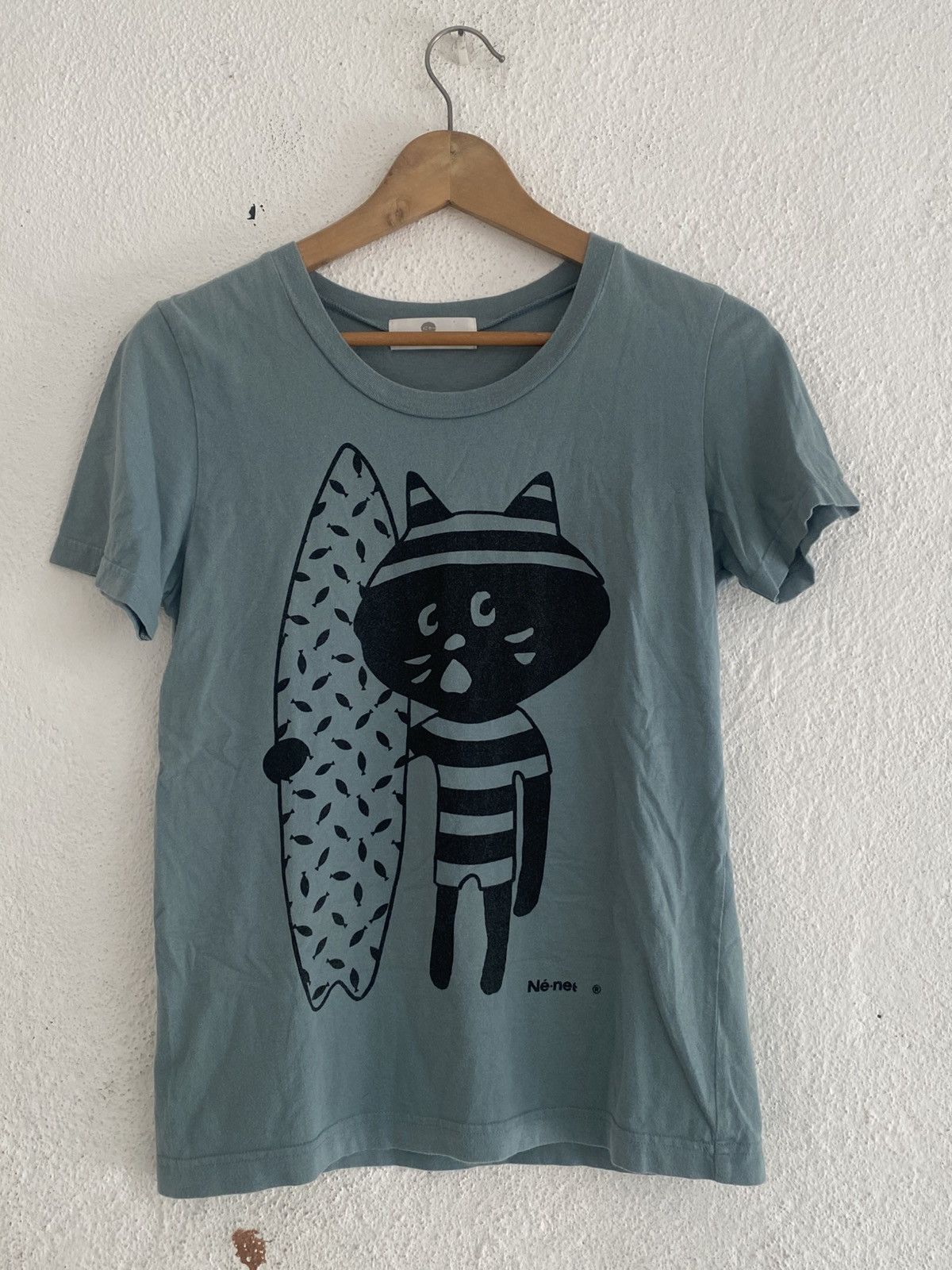 Ne-Net Vintage Nenet Issey Miyake Cat Tshirt Size US M / EU 48-50 / 2 - 1 Thumbnail